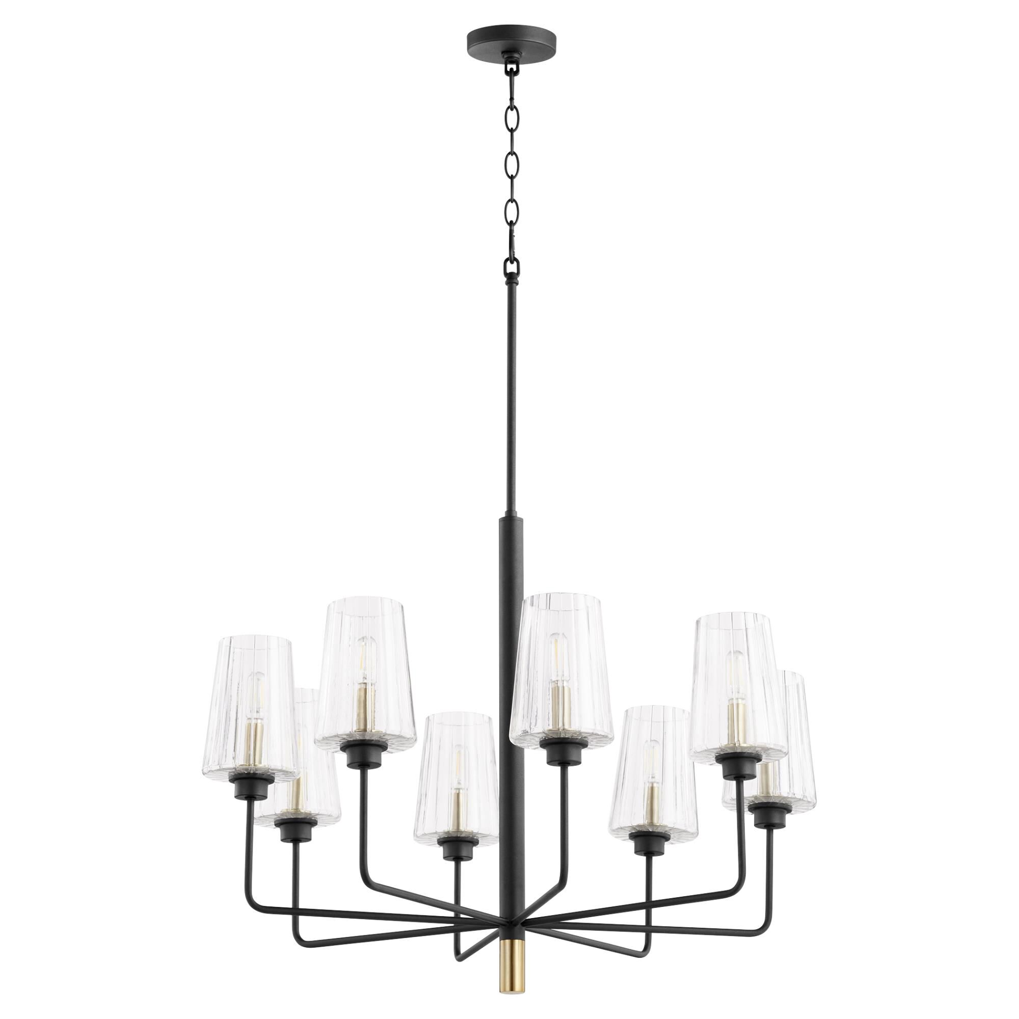 Shown in Noir W/ Aged Brass finish