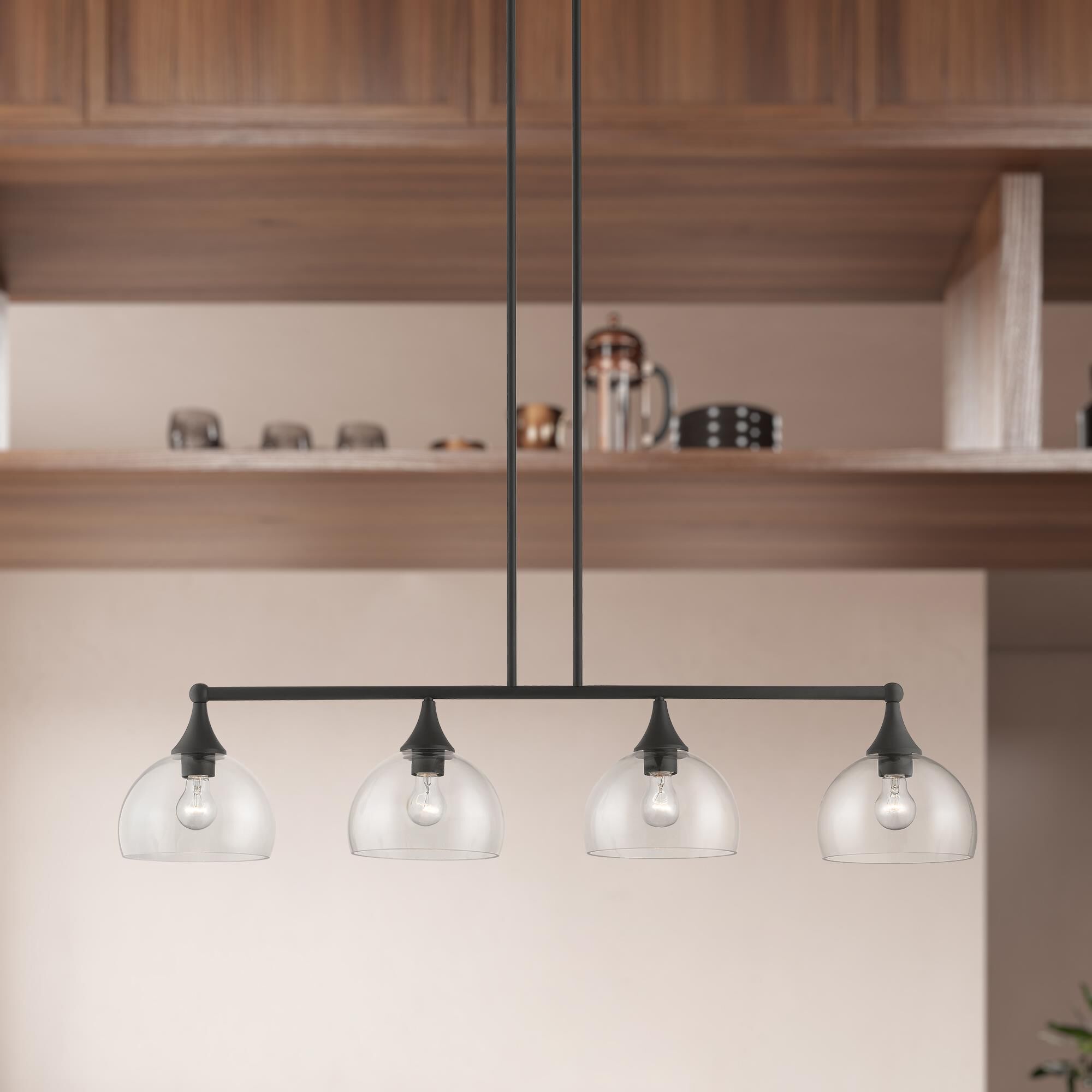 Glendon 45 Inch 4 Light Linear Suspension Light by Livex Lighting