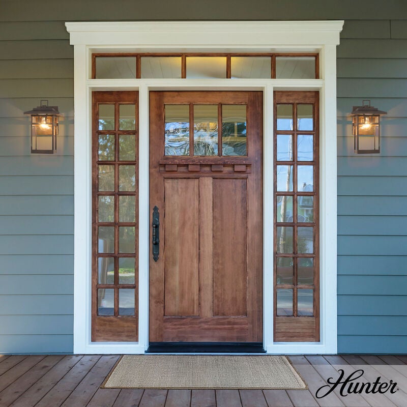Yancy House 14 Inch Outdoor Wall Light by Hunter Fan