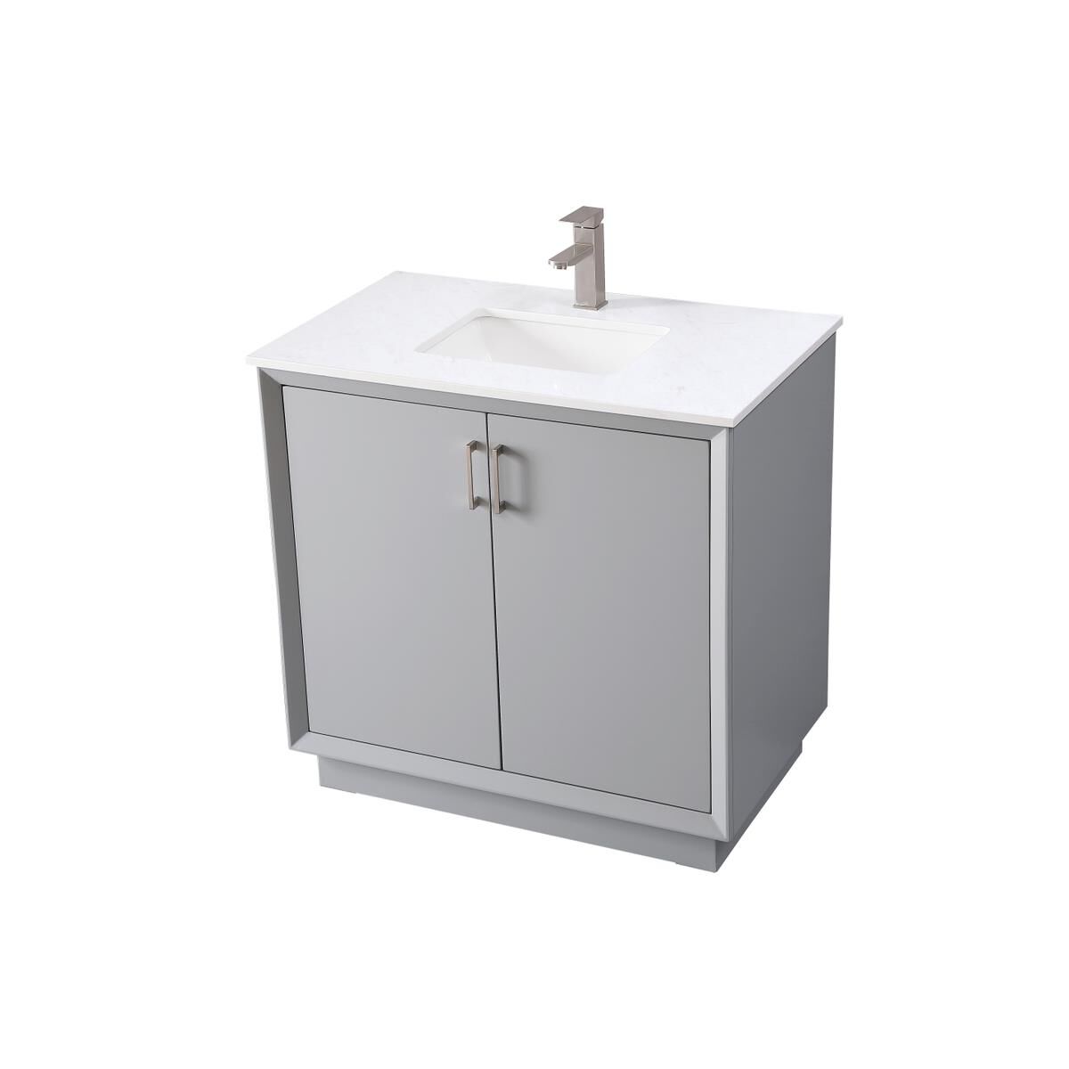 Shown in Grey finish