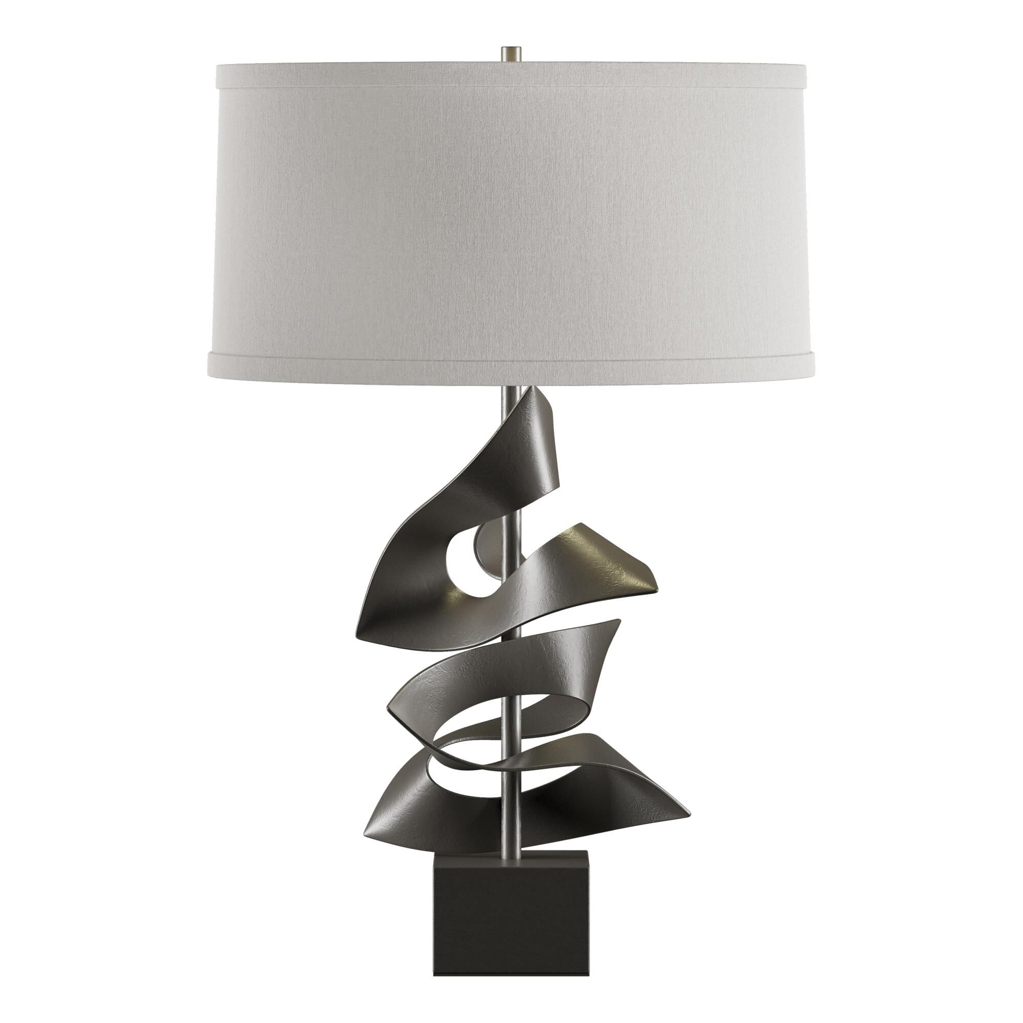 Shown in Dark Smoke finish and Flax shade