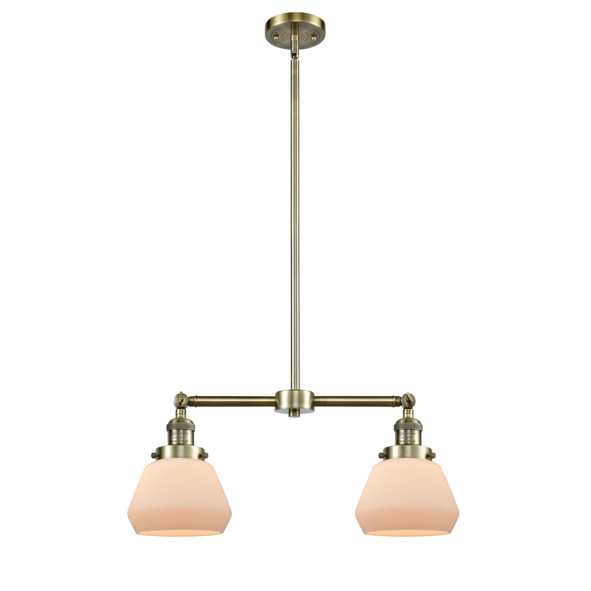 Bruno Marashlian Fulton 21 Inch 2 Light Mini Chandelier by Innovations Lighting