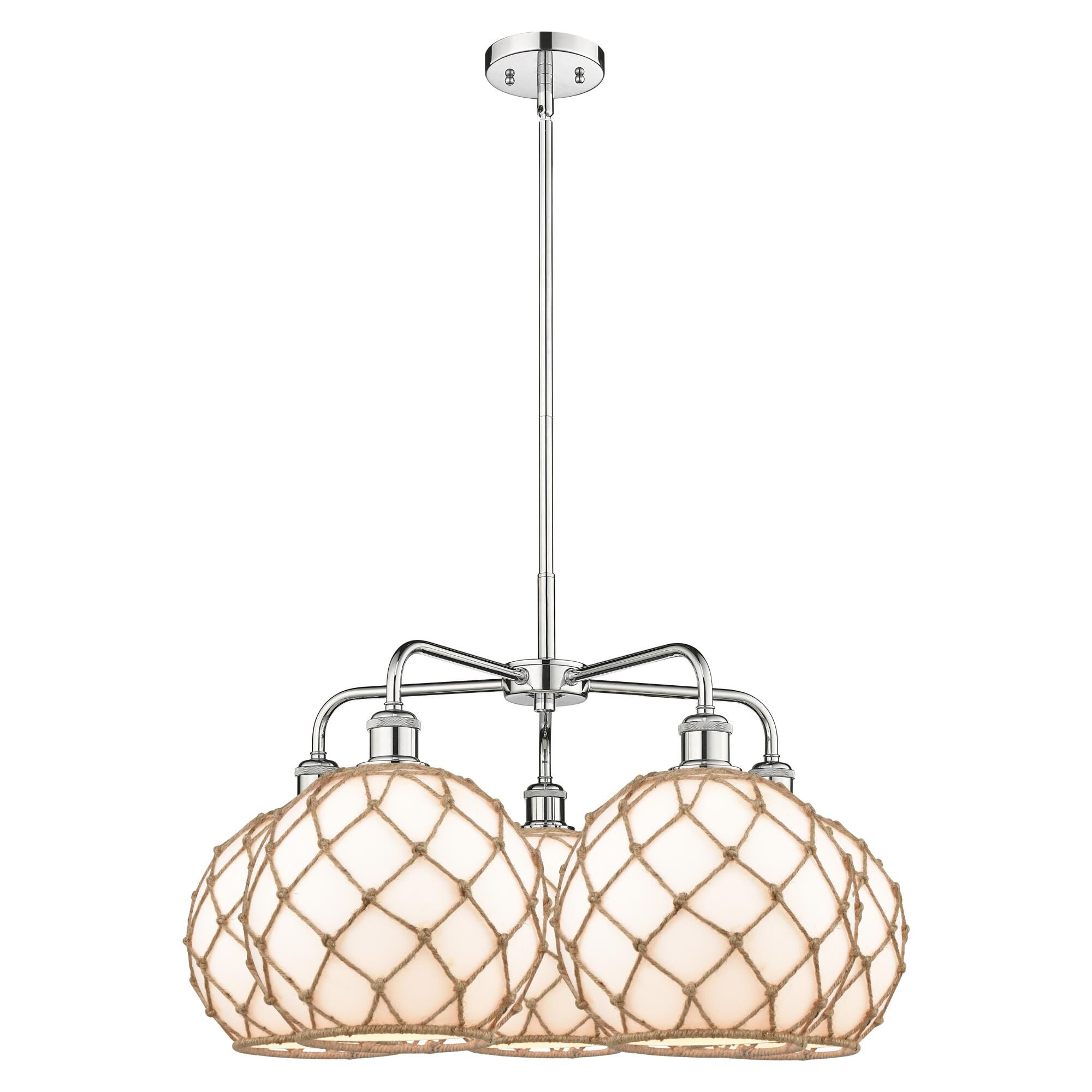 Bruno Marashlian Farmhouse Rope 29 Inch Chandelier by Innovations Lighting