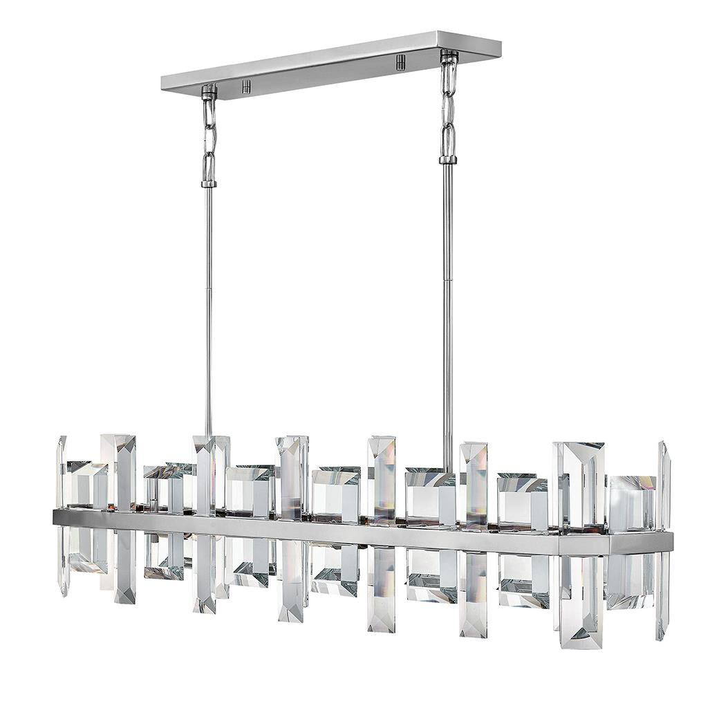 Odette 42 Inch 8 Light Linear Suspension Light by Fredrick Ramond