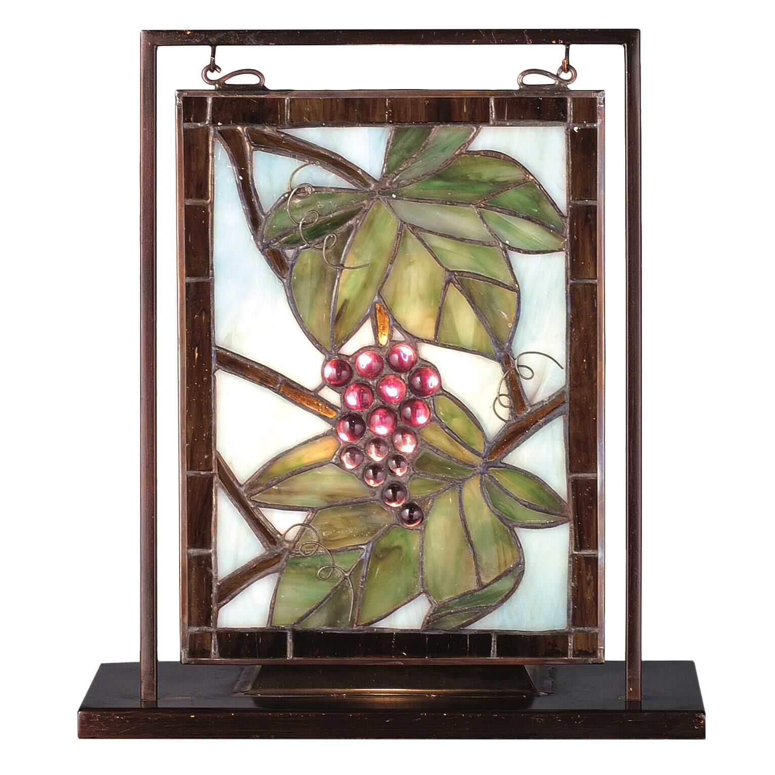 Nappa Vintage Stained Glass Panel by Meyda Lighting