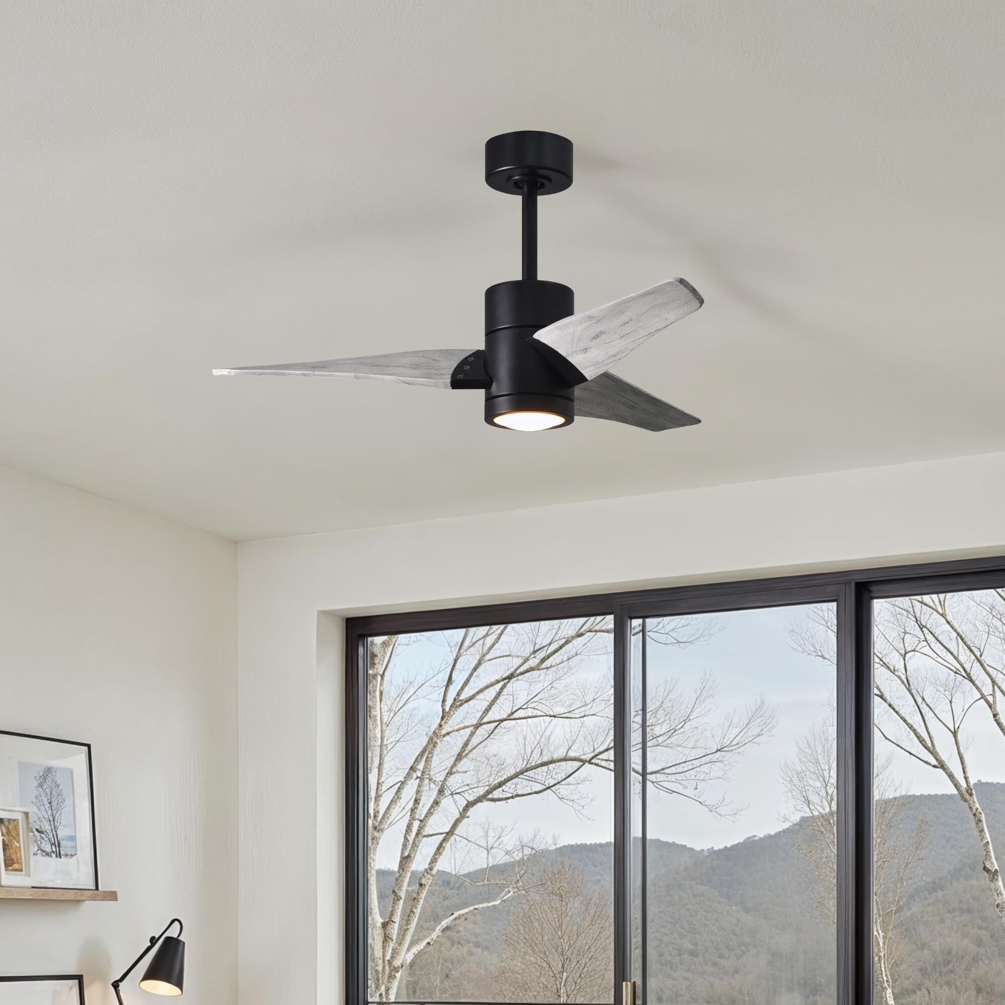 Super Janet 42 Inch Ceiling Fan with Light Kit by Matthews Fan Company