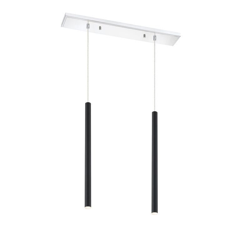 Forest 30 Inch 2 Light LED Linear Suspension Light by Z-Lite