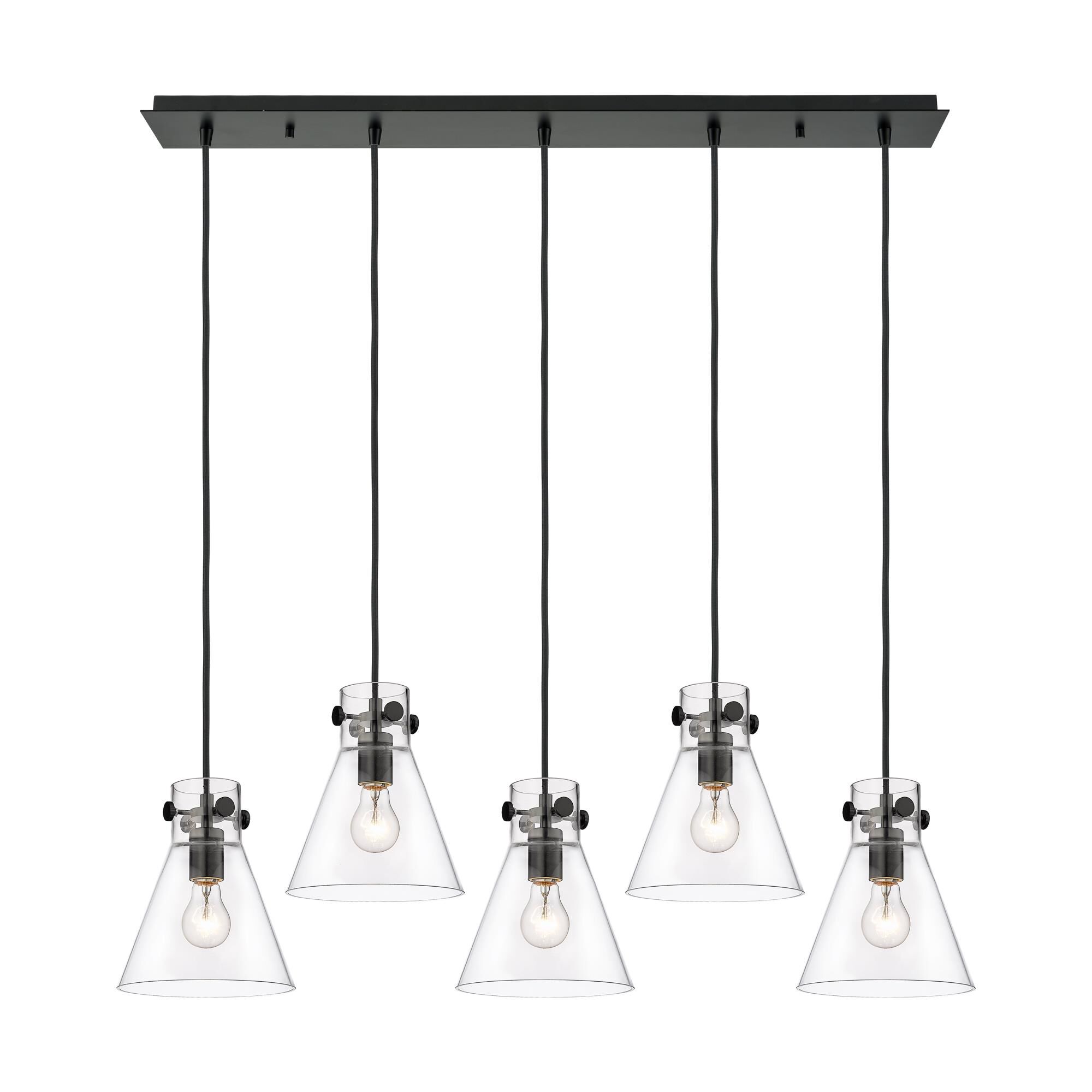 Bruno Marashlian Newton Cone 39 Inch 5 Light Linear Suspension Light by Innovations Lighting