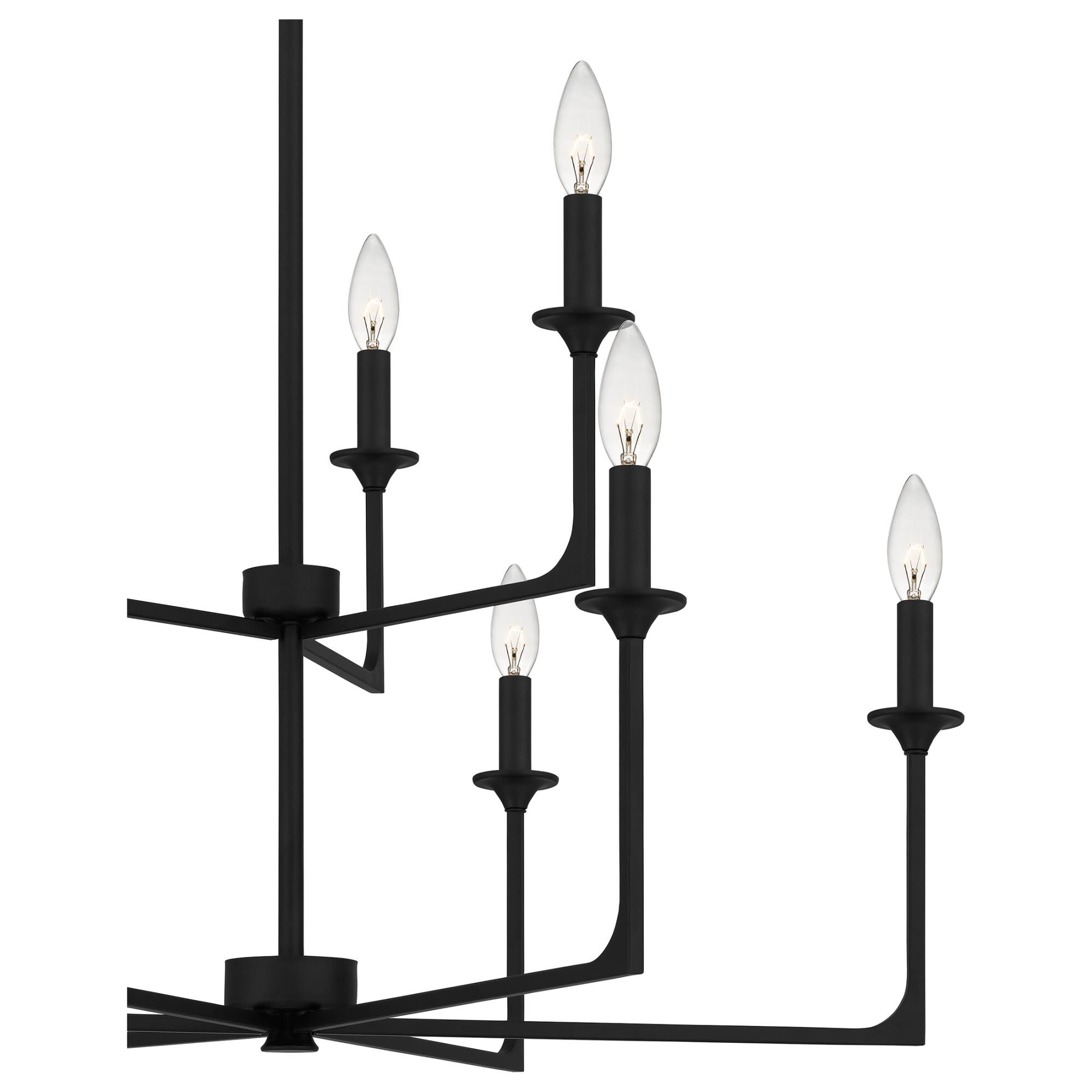 Prescott 32 Inch 9 Light Chandelier by Quoizel