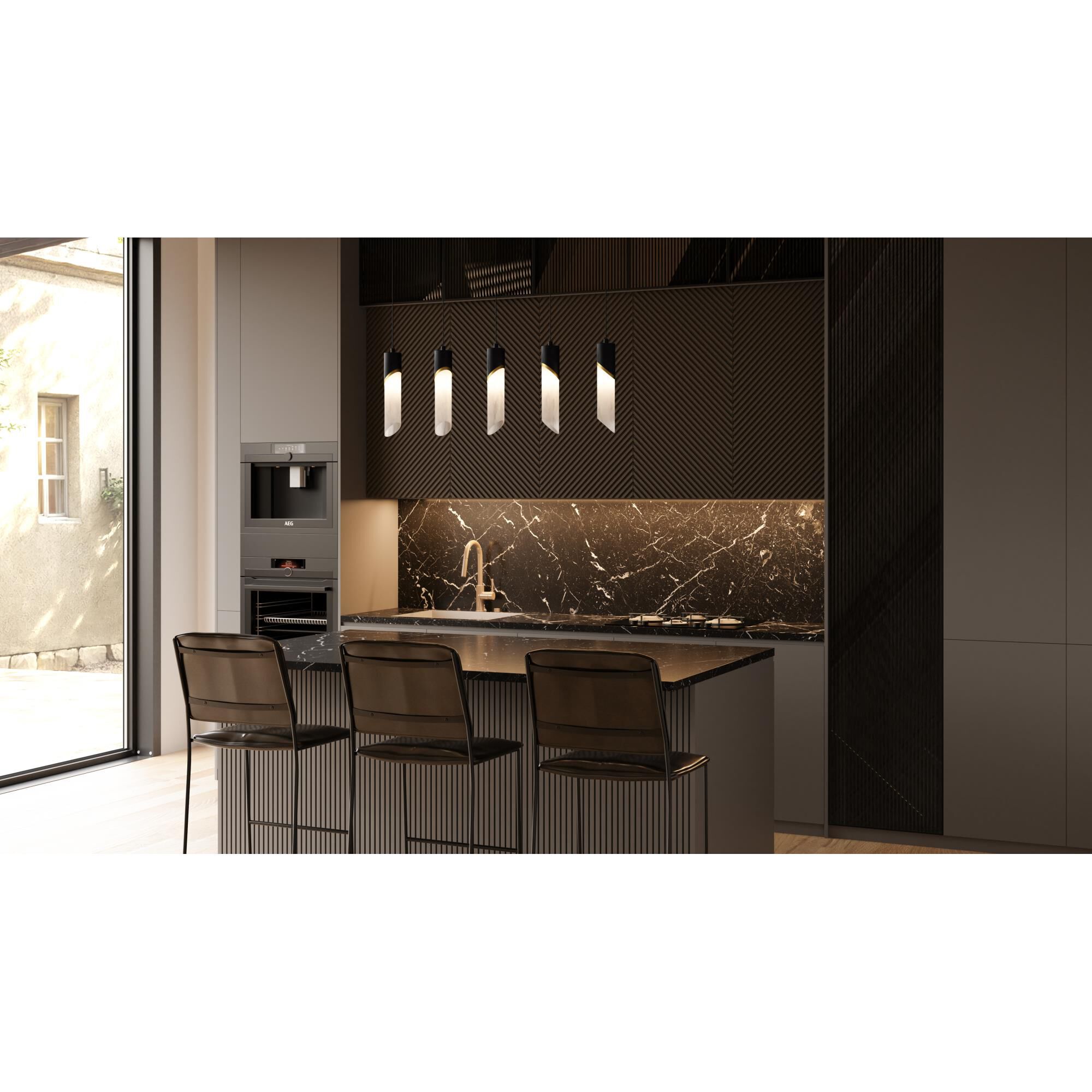 Alys 40 Inch Linear Suspension Light by Quoizel