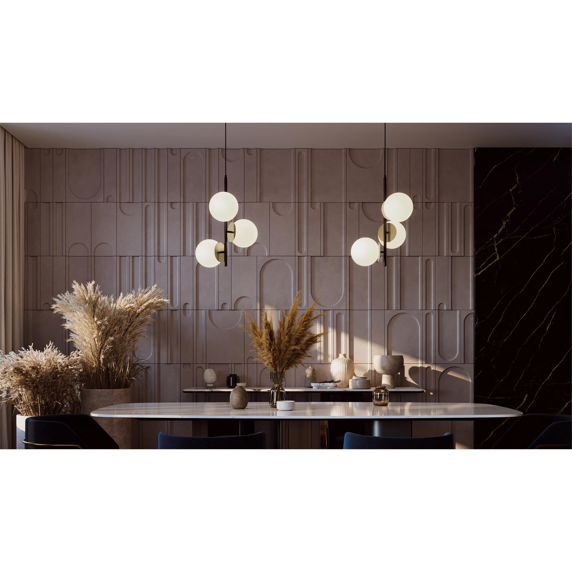 Arren 17 Inch Multi Light Pendant,