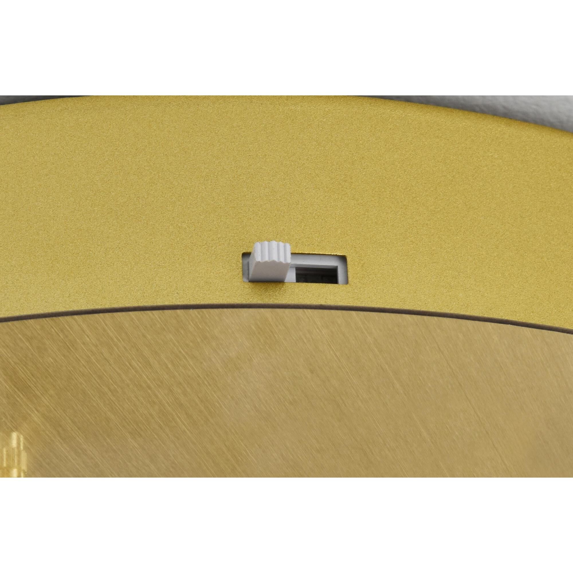 Shown in Satin Gold finish and Rc crystal