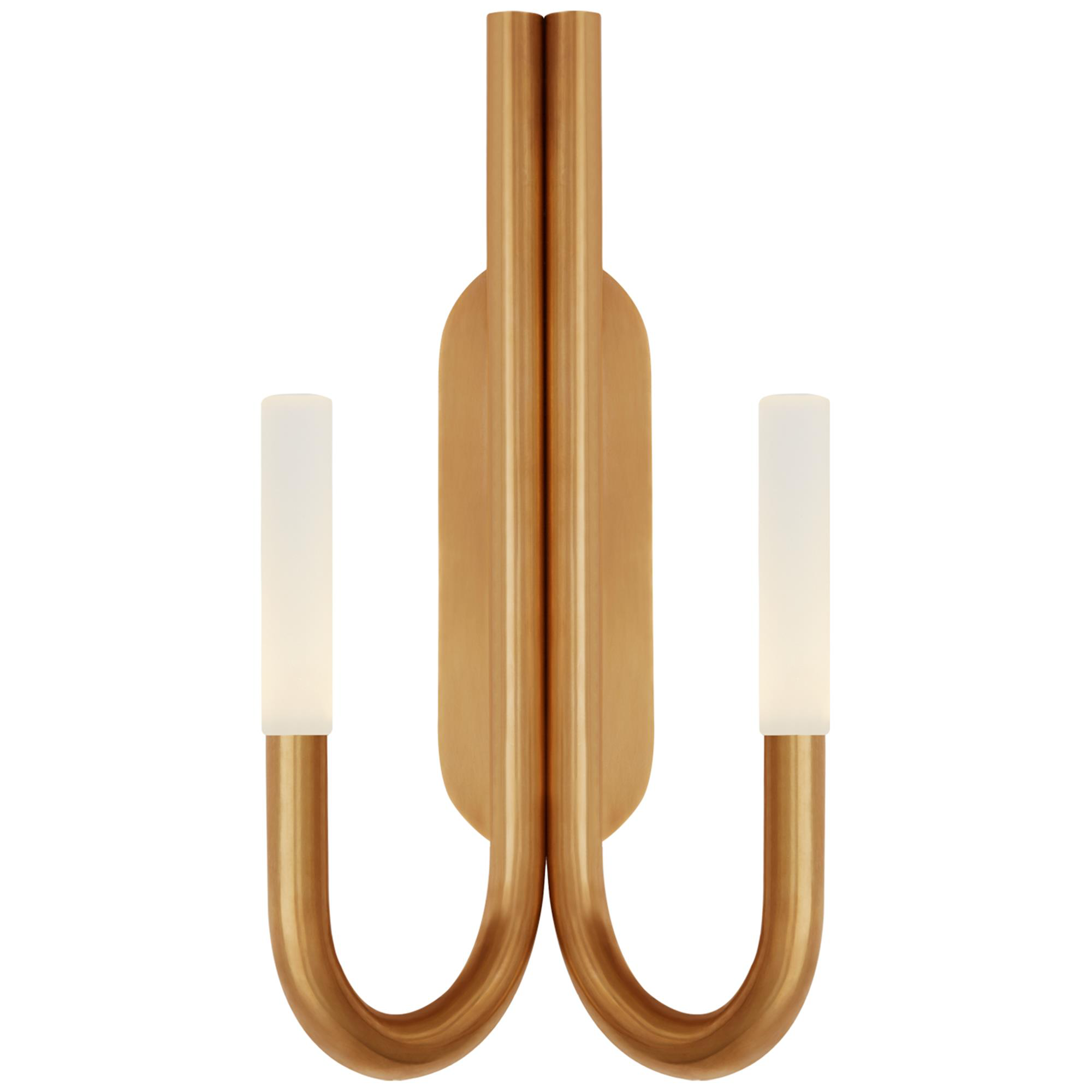 Shown in Antique-Burnished Brass finish and Etched Crystal glass