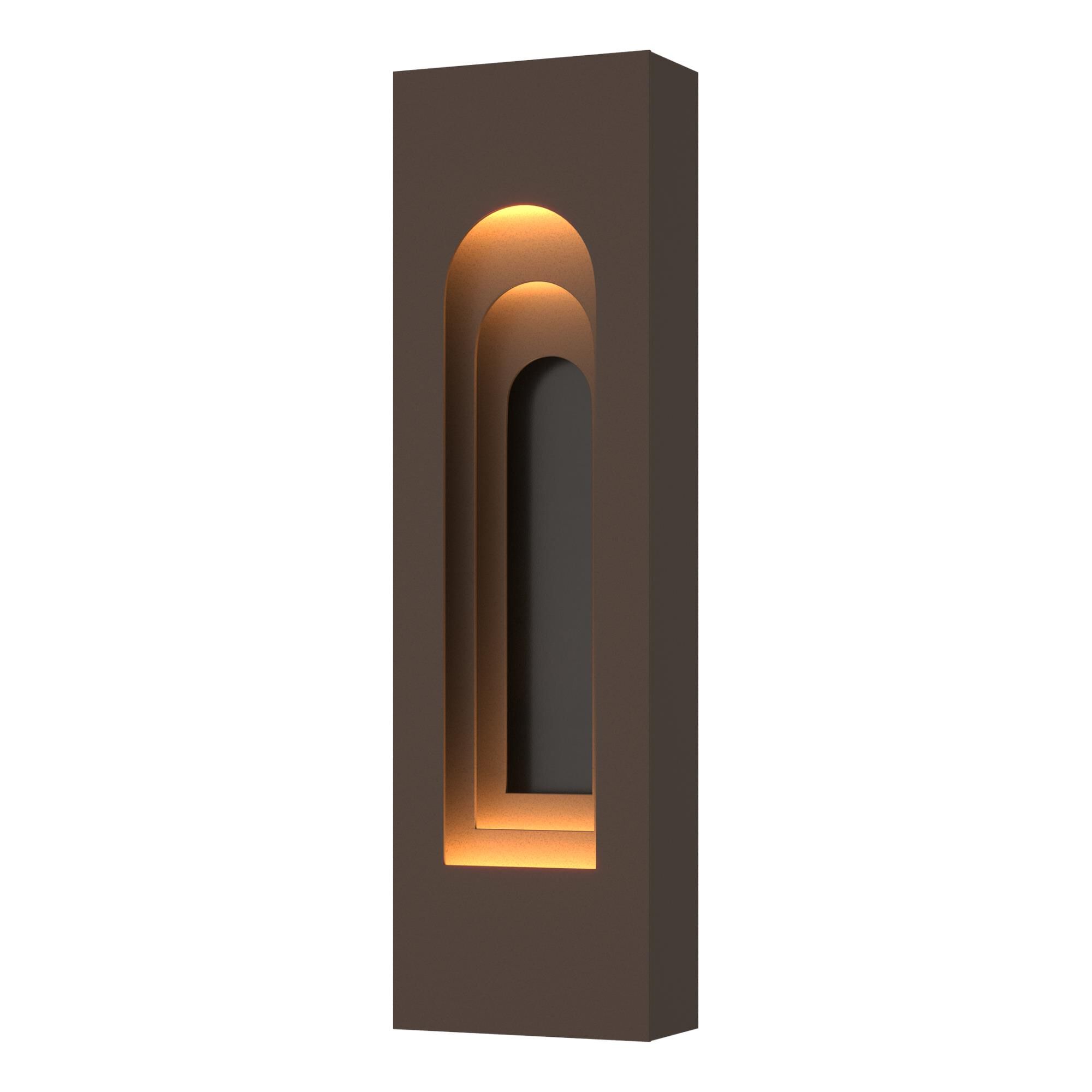 Procession 27 Inch Tall 2 Light Outdoor Wall Light by Hubbardton Forge