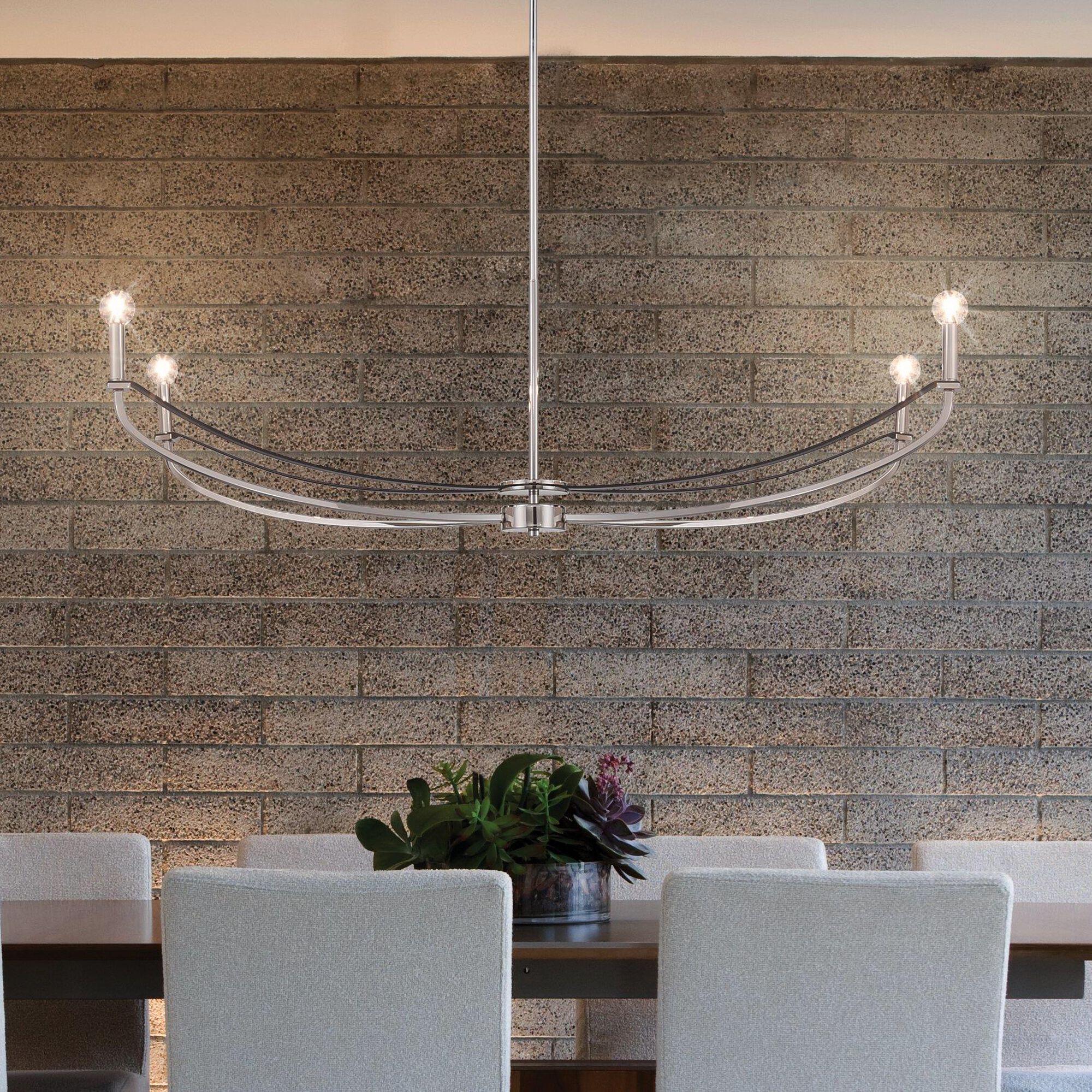 Shown in Polished Nickel and Black finish