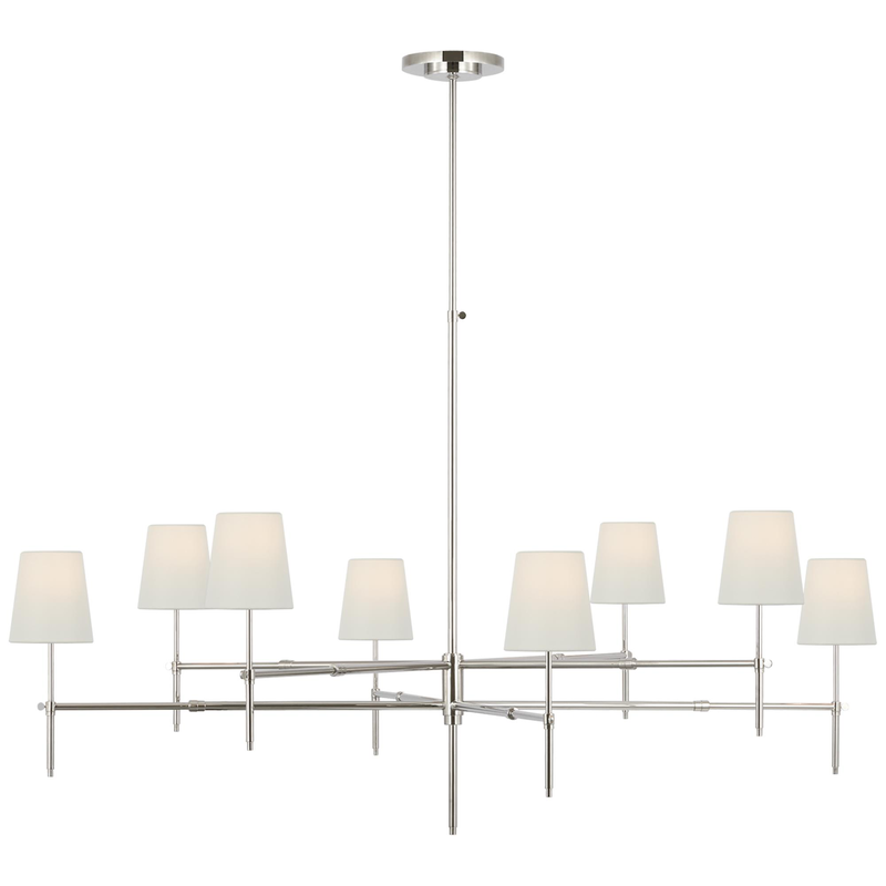 Thomas O'Brien Bryant 60 Inch 8 Light LED Chandelier by Visual Comfort Signature Collection