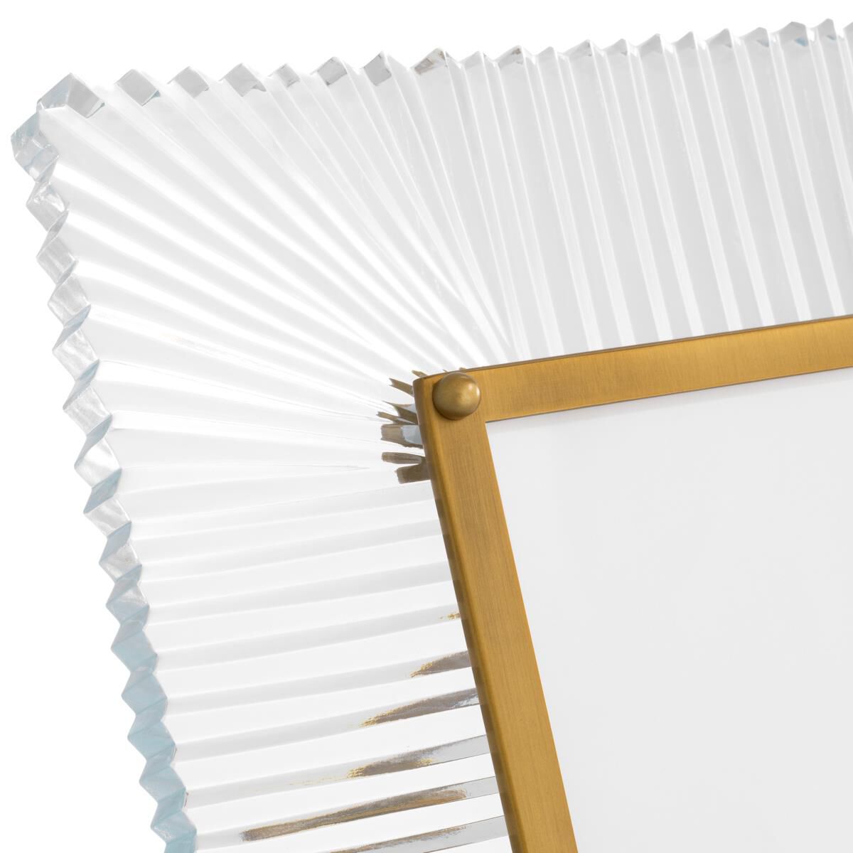 Shown in Clear Glass, Antique Brass finish