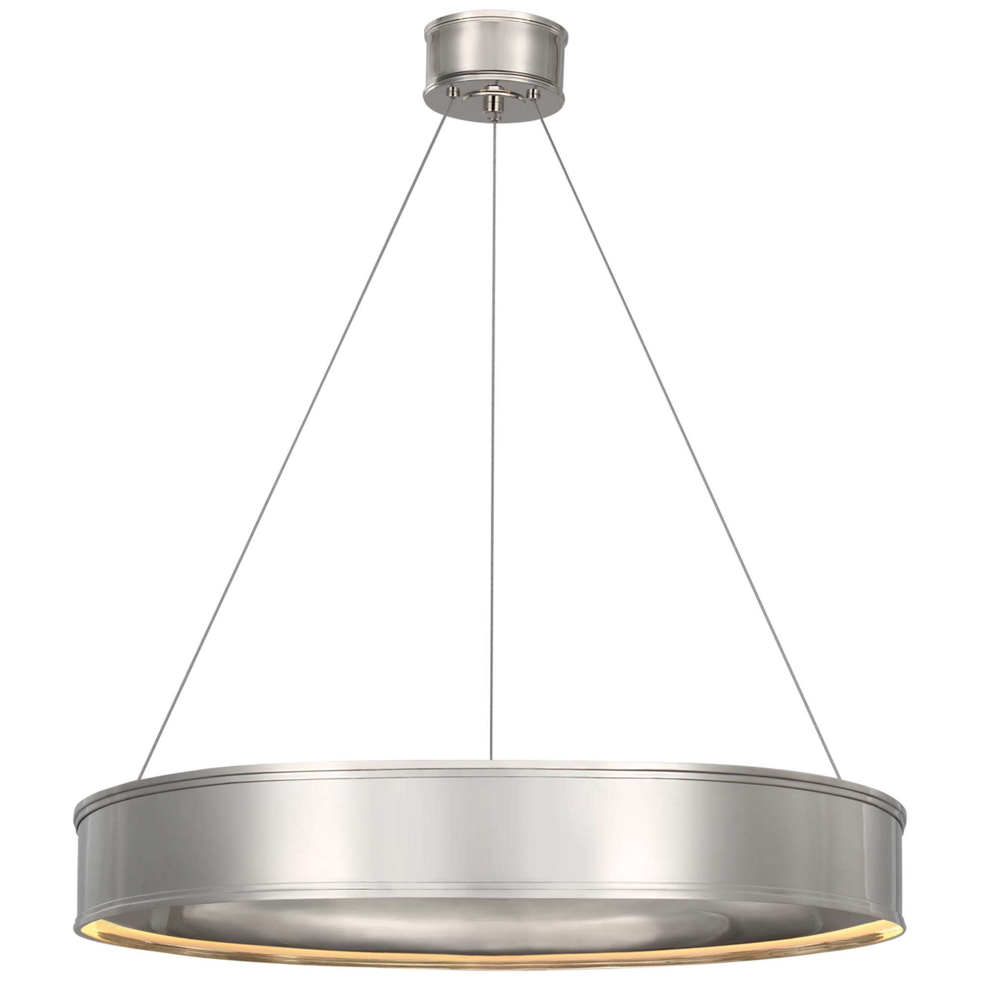 Shown in Polished Nickel finish and No Option shade