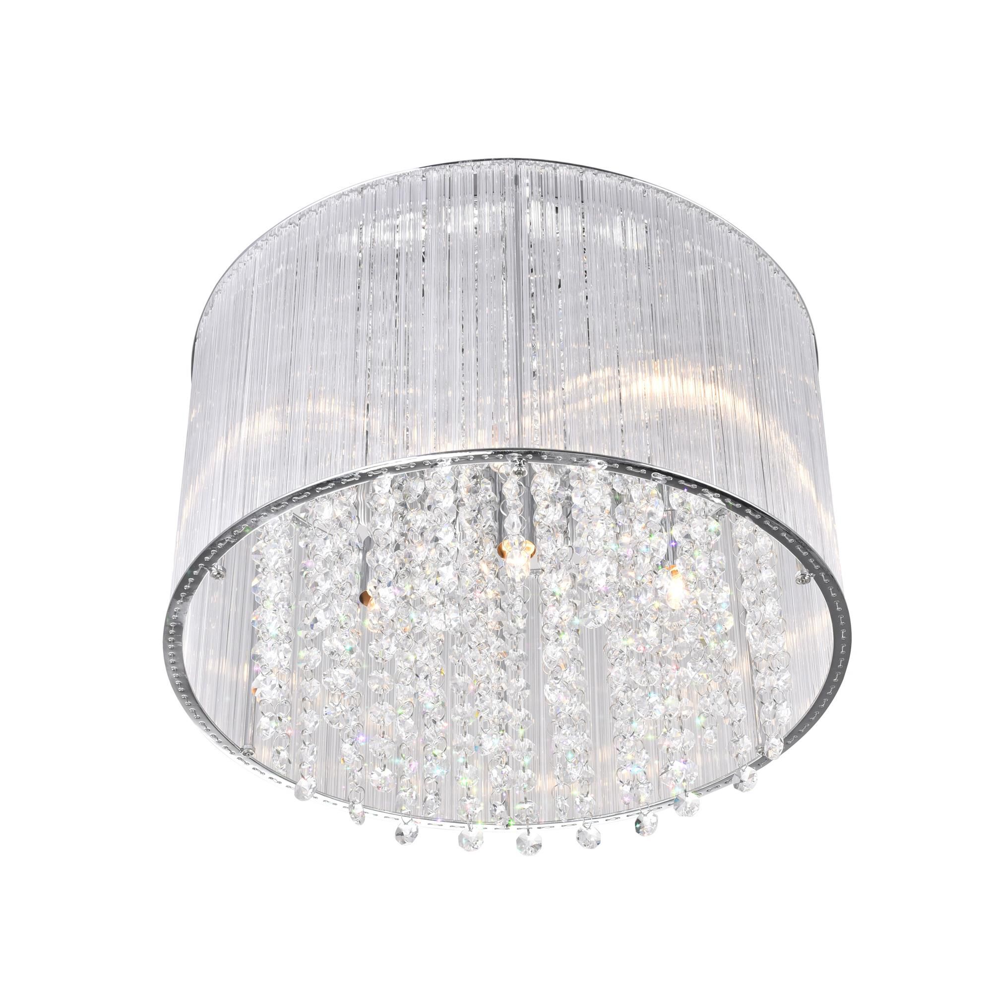 Spring Morning 14 Inch 6 Light Flush Mount by CWI Lighting