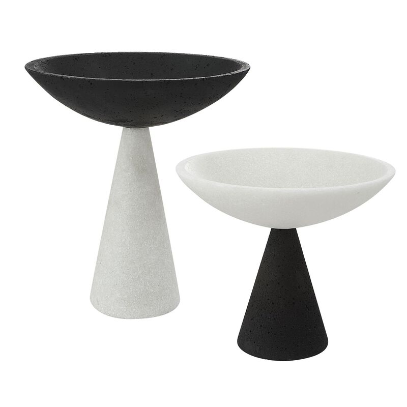 Uttermost Antithesis Marble Bowls, S/2 Bowl by Uttermost