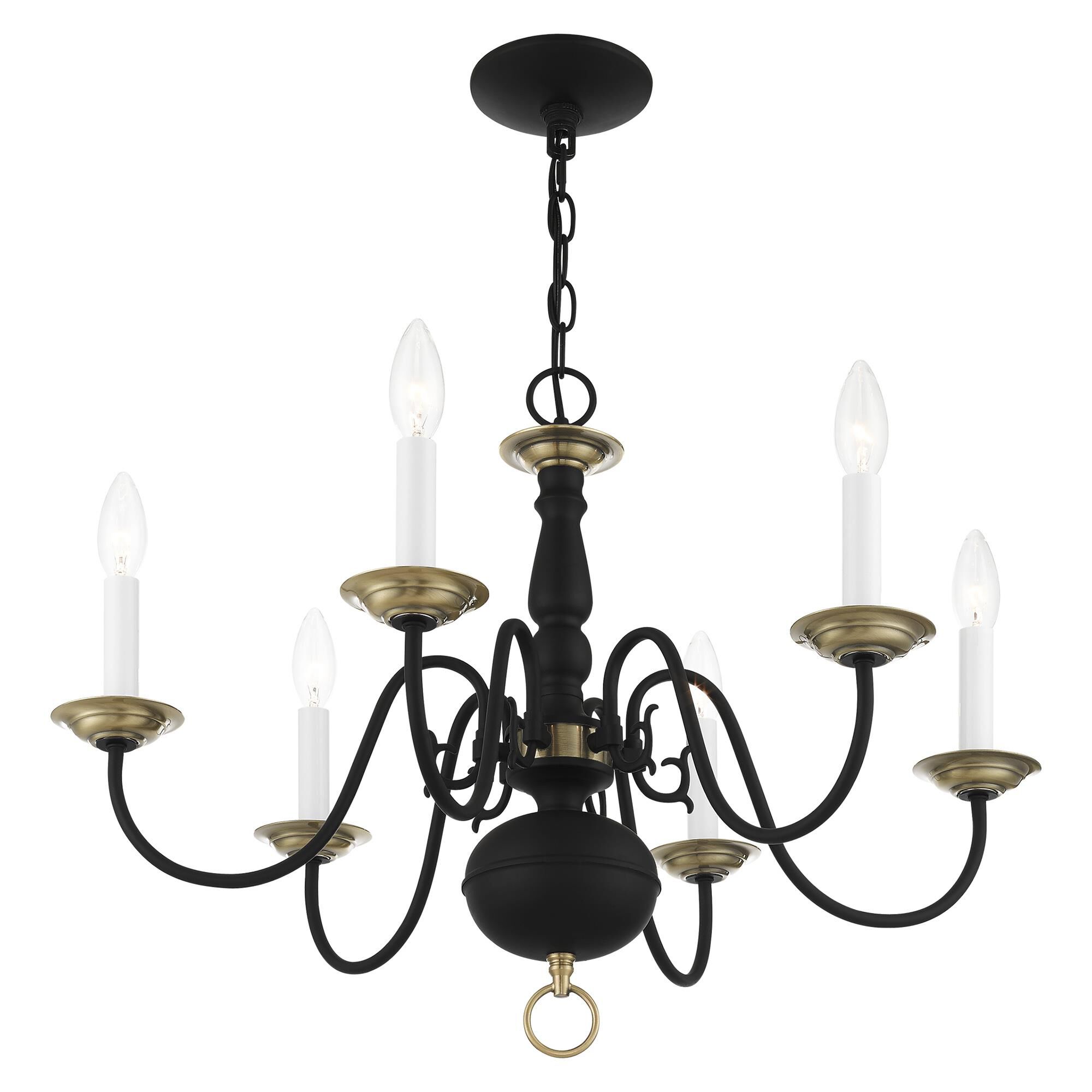 Williamsburg 6 Light Chandelier by Livex Lighting