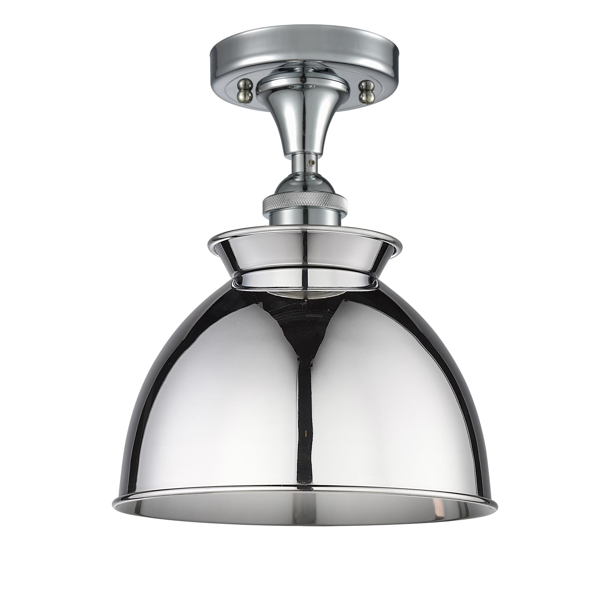 Shown in Polished Chrome finish and Polished Chrome shade