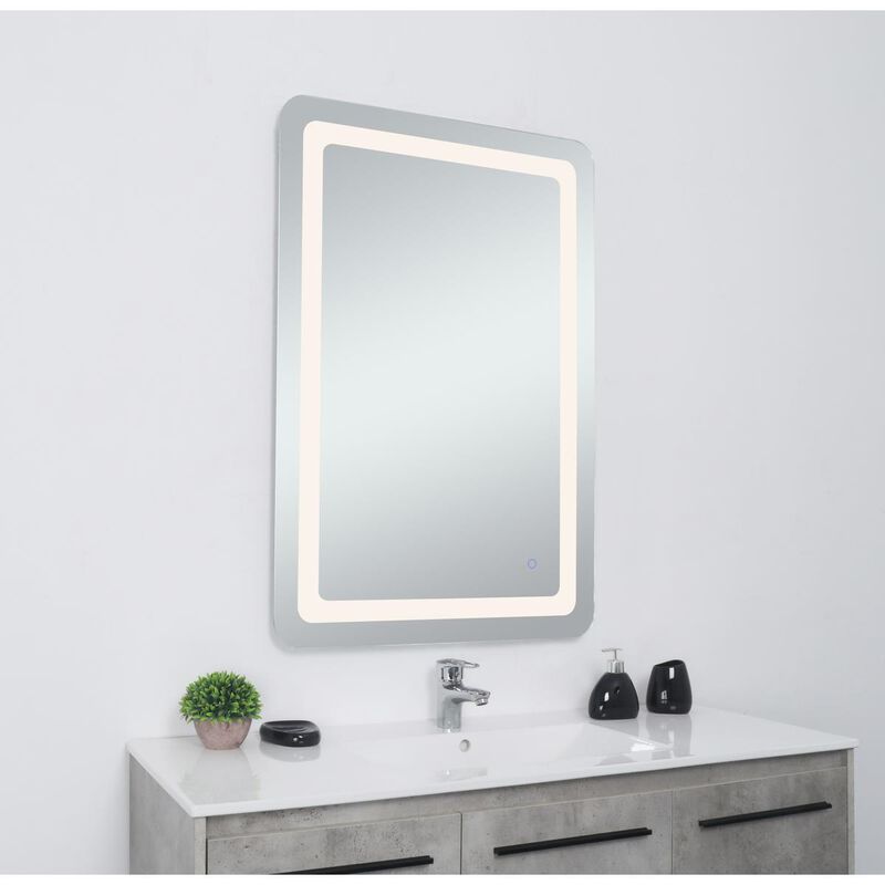 Genesis 40 Inch LED Lighted Mirror by Elegant Decor