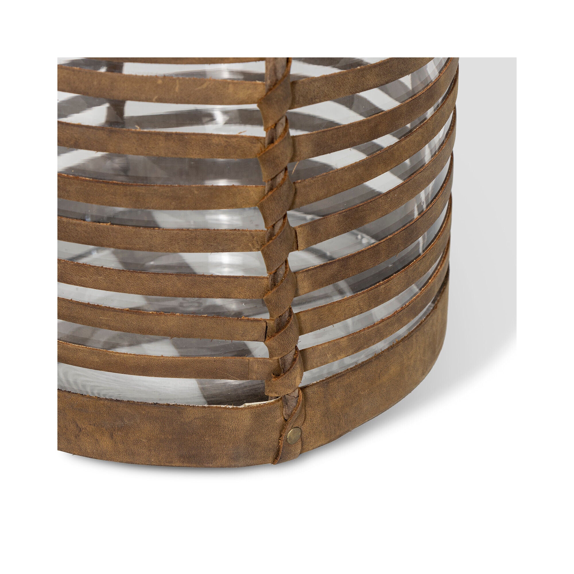 Shown in Brown finish and - None - shade