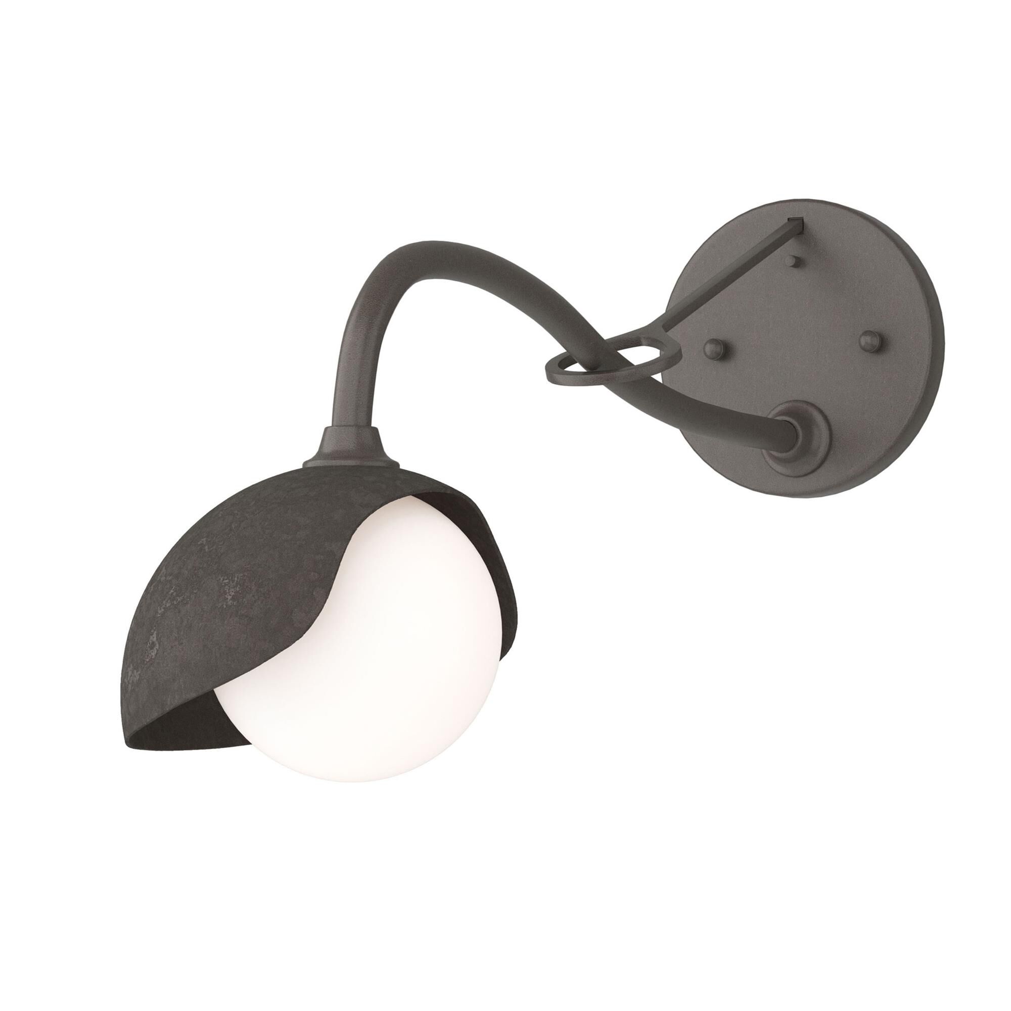 Shown in Dark Smoke finish and Opal glass and Dark Smoke (07) accent