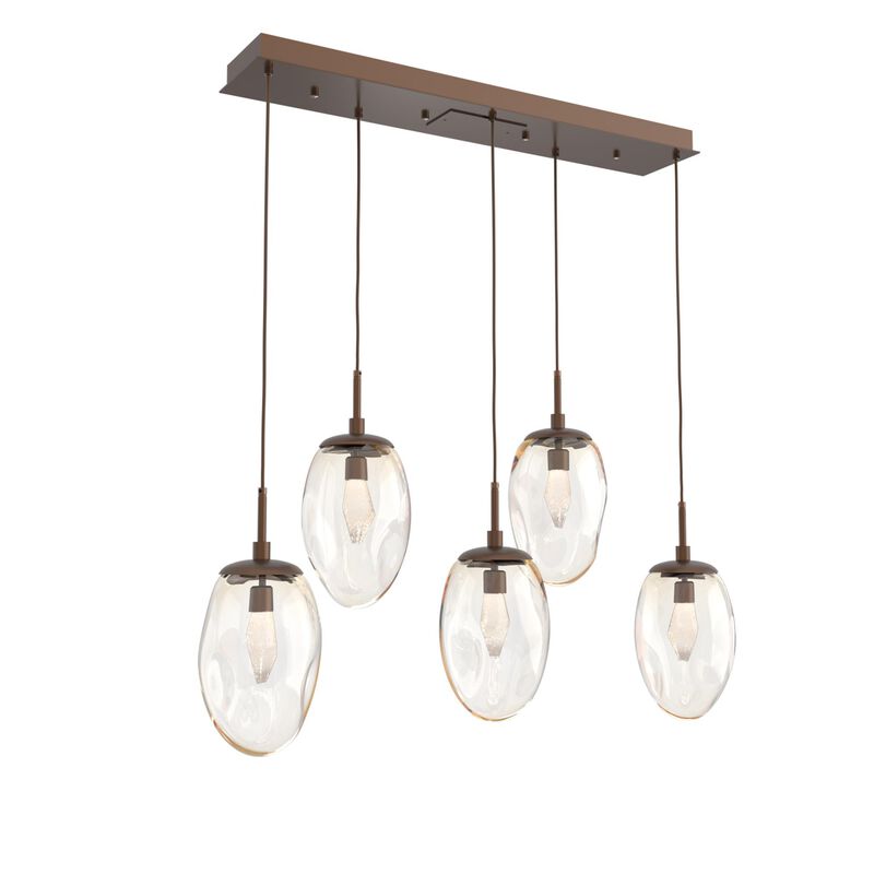 Meteo 42 Inch 5 Light LED Multi Light Pendant by Hammerton Studio