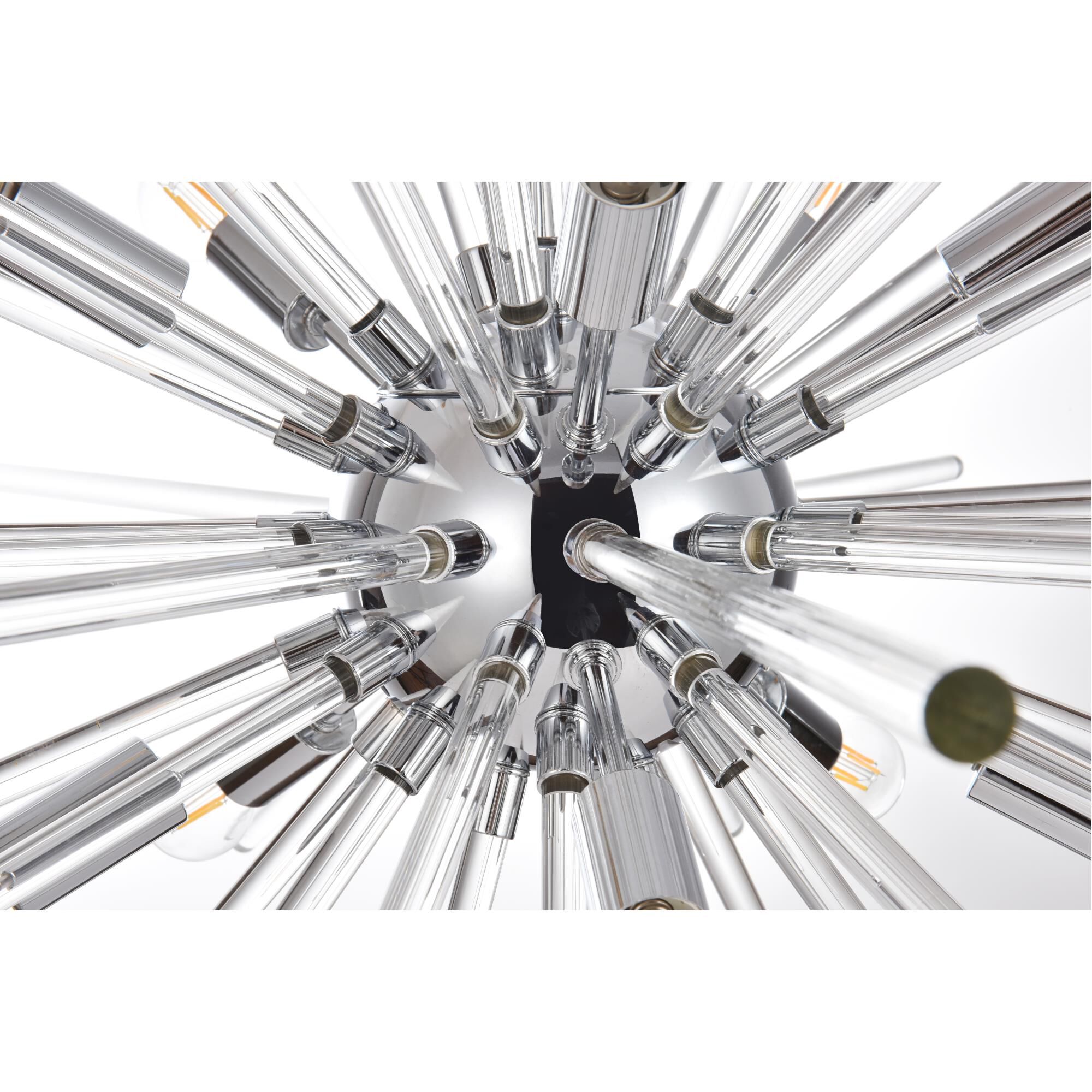 Sienna 36 Inch 10 Light Chandelier by Elegant Lighting