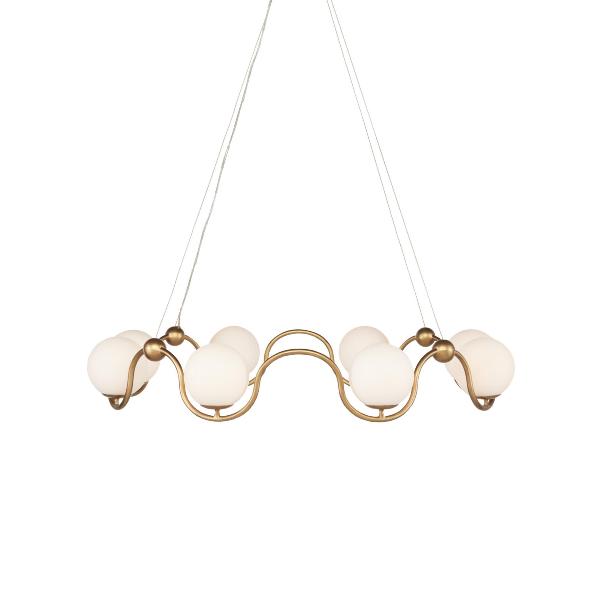 Equilibrium 38 Inch 8 Light Chandelier,