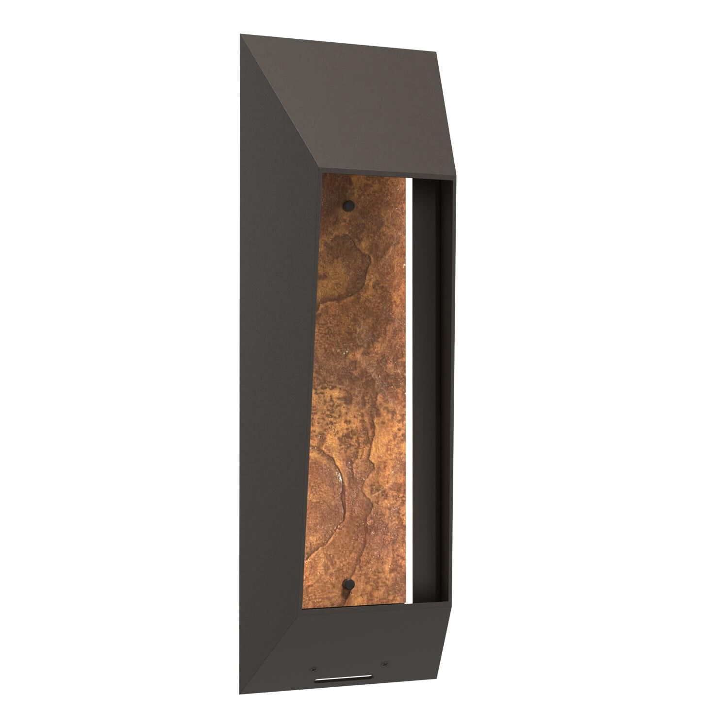 Shown in Statuary Bronze finish and Sienna Slate Motif accent