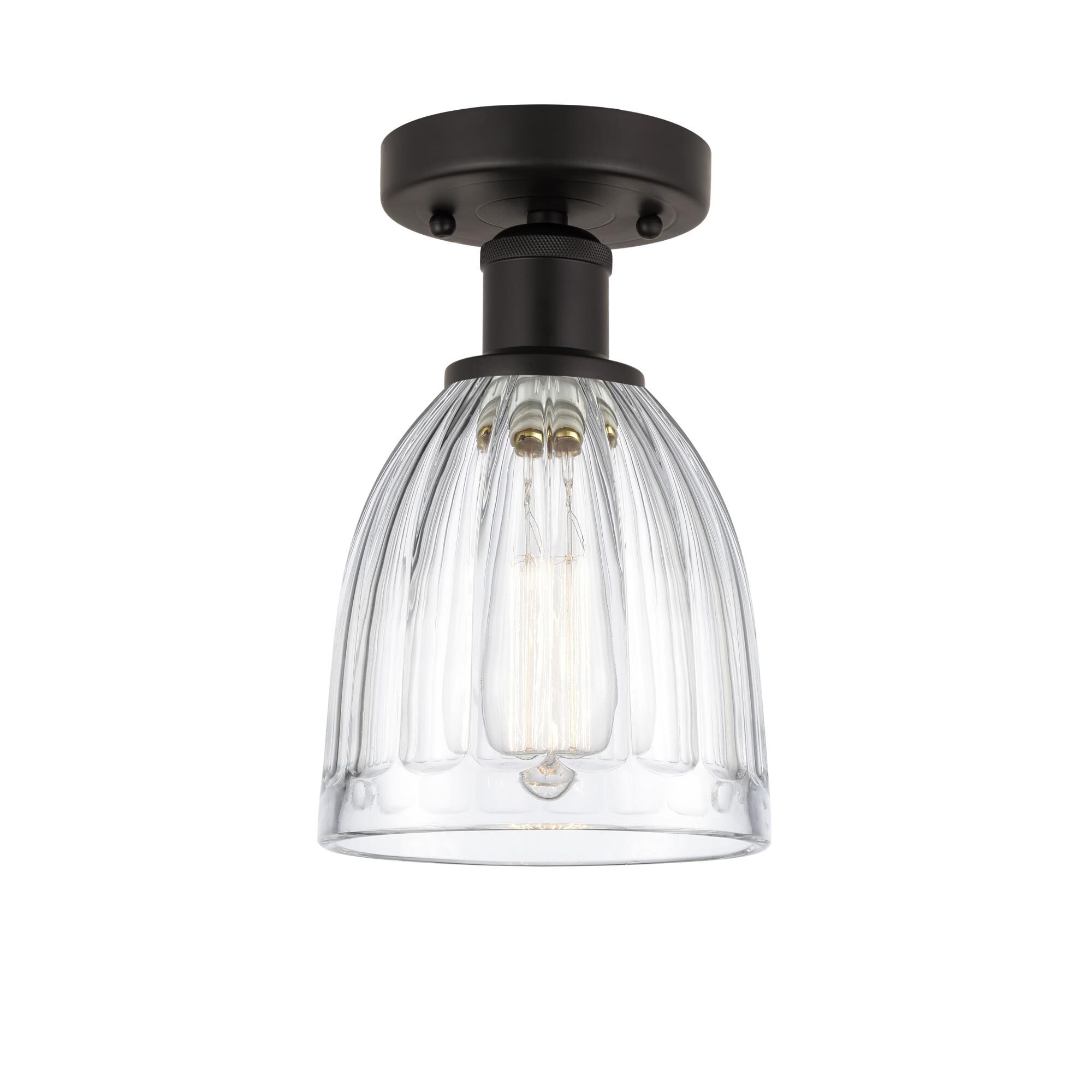 Bruno Marashlian Brookfield 5 Inch 1 Light Semi Flush Mount by Innovations Lighting