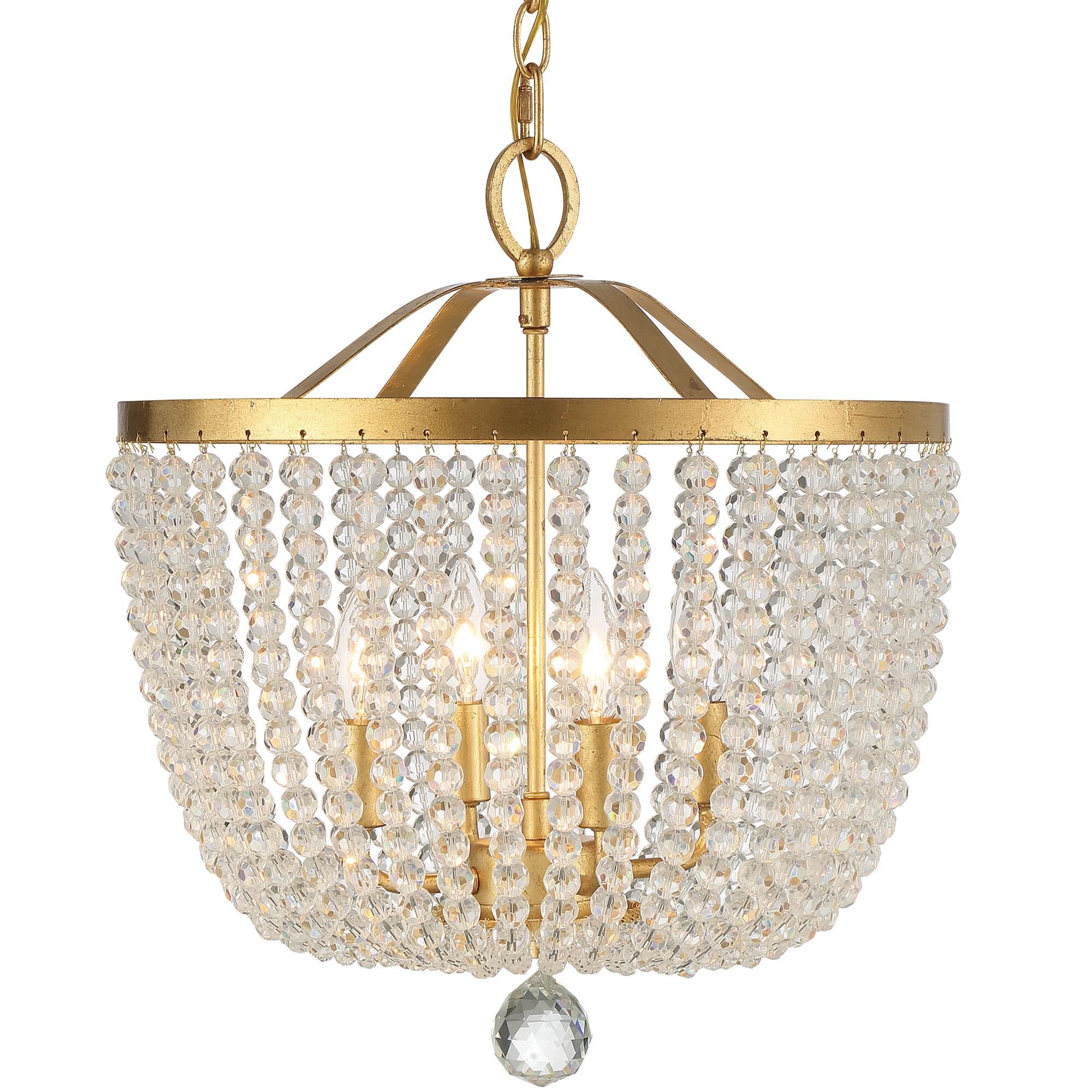 Rylee 17 Inch Mini Chandelier by Crystorama