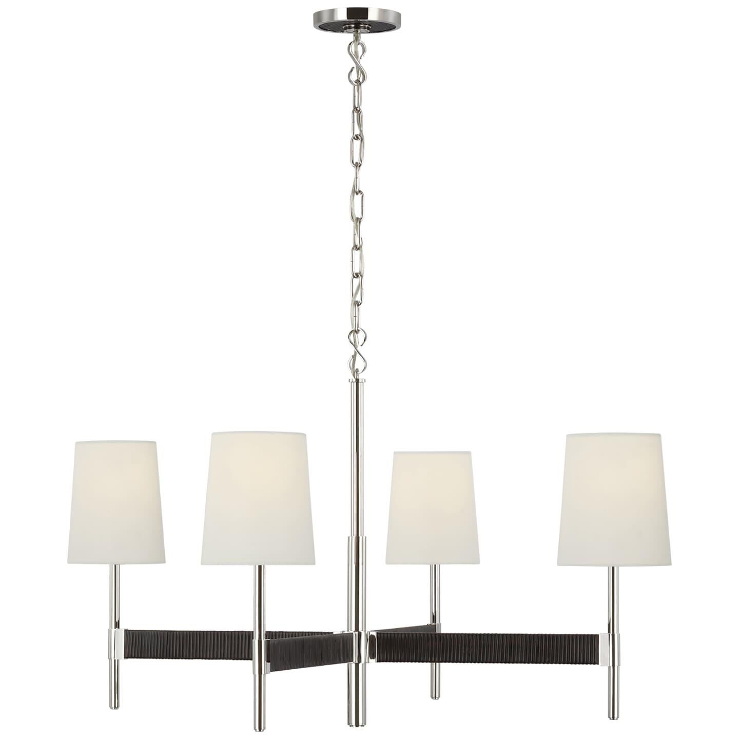Suzanne Kasler Elle 36 Inch 4 Light LED Chandelier by Visual Comfort Signature Collection