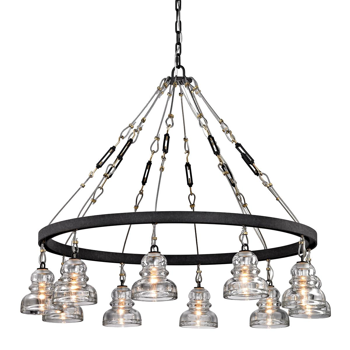 Menlo Park 42.5 Inch Chandelier by Troy Lighting