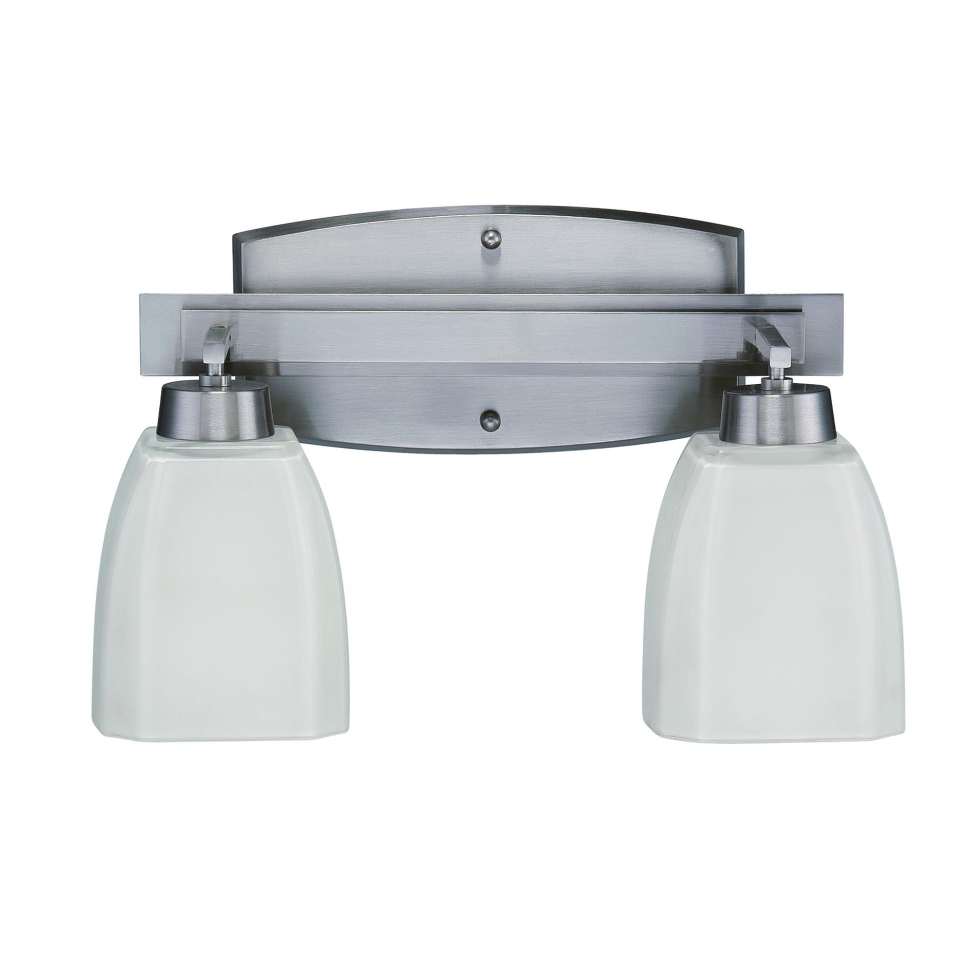 Shown in Brushed Satin Nickel finish and Yes glass and Yes shade