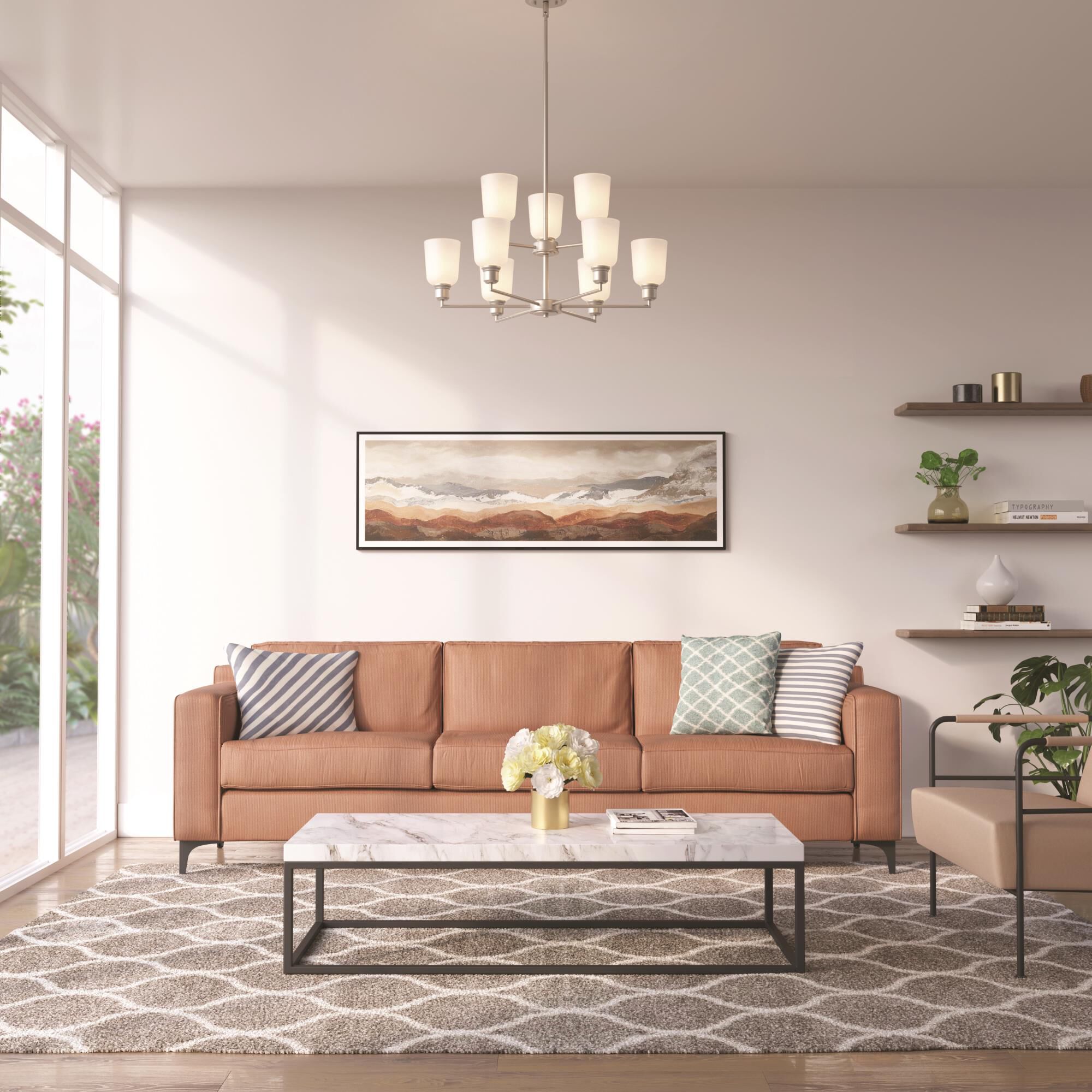 Amberle 29 Inch Chandelier by Millennium Lighting