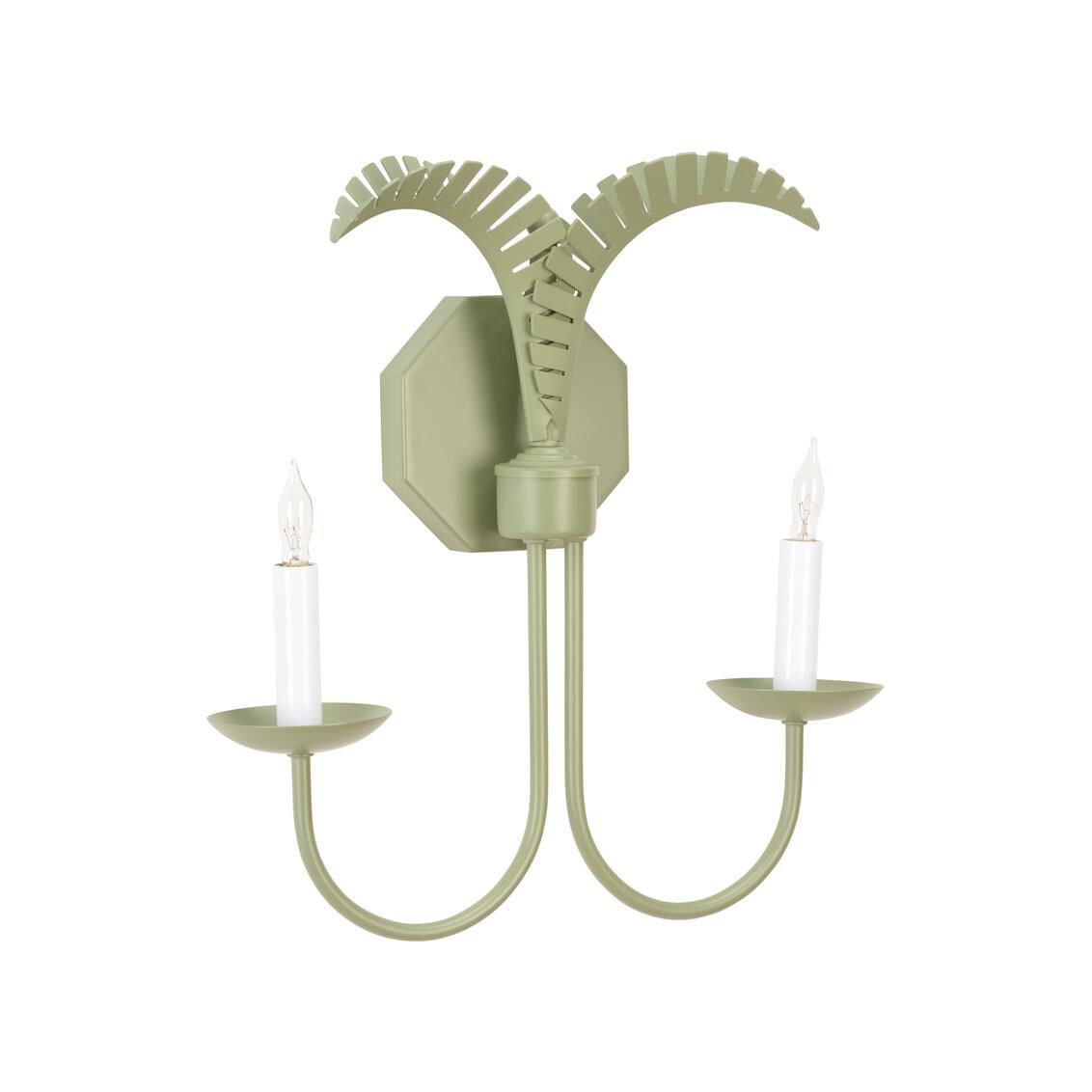 Meg Braff Petite Palm 15 Inch Wall Sconce by Wildwood