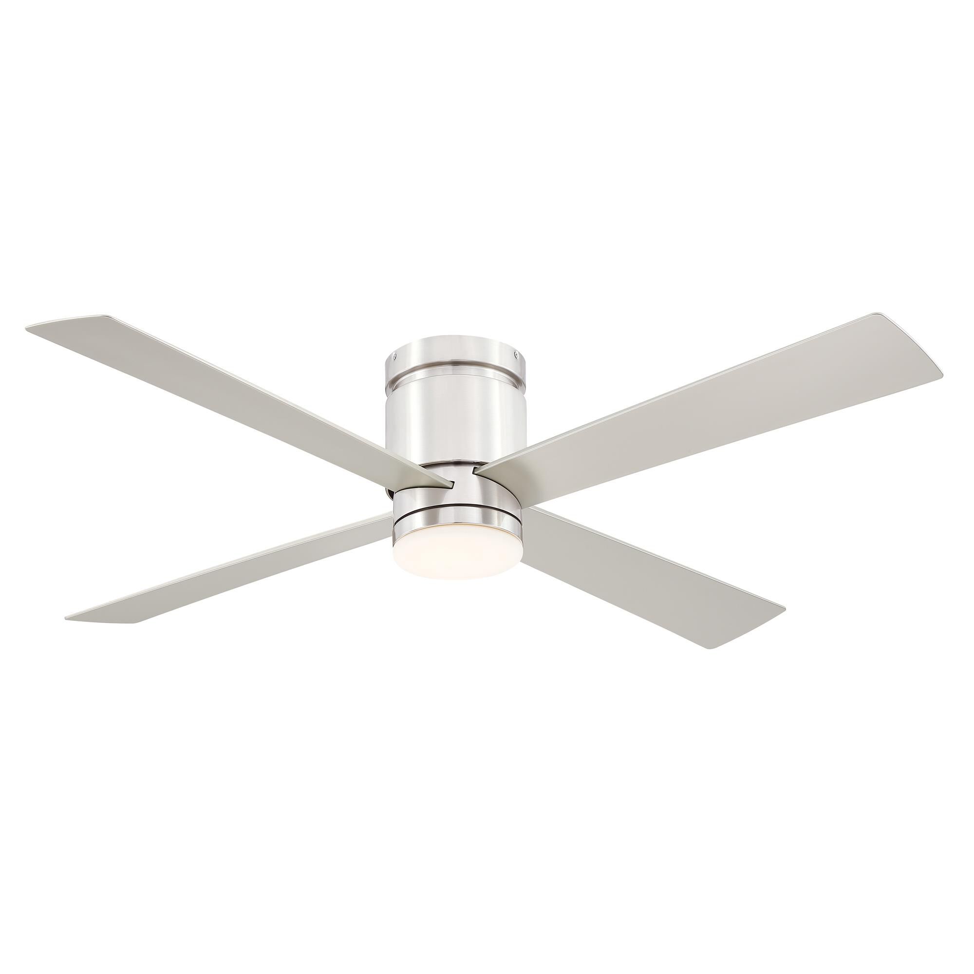 Kwartet 52 Inch Flush Mount Fan with Light Kit,