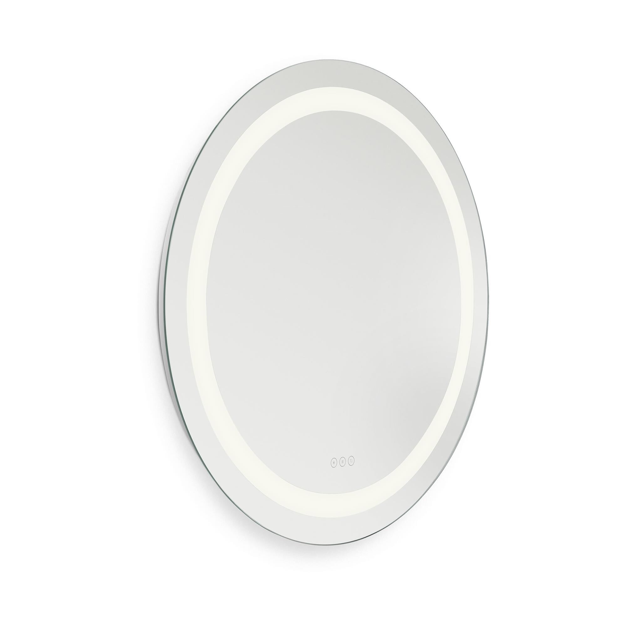 Shown in Might Bright White finish and Mirror Glass shade
