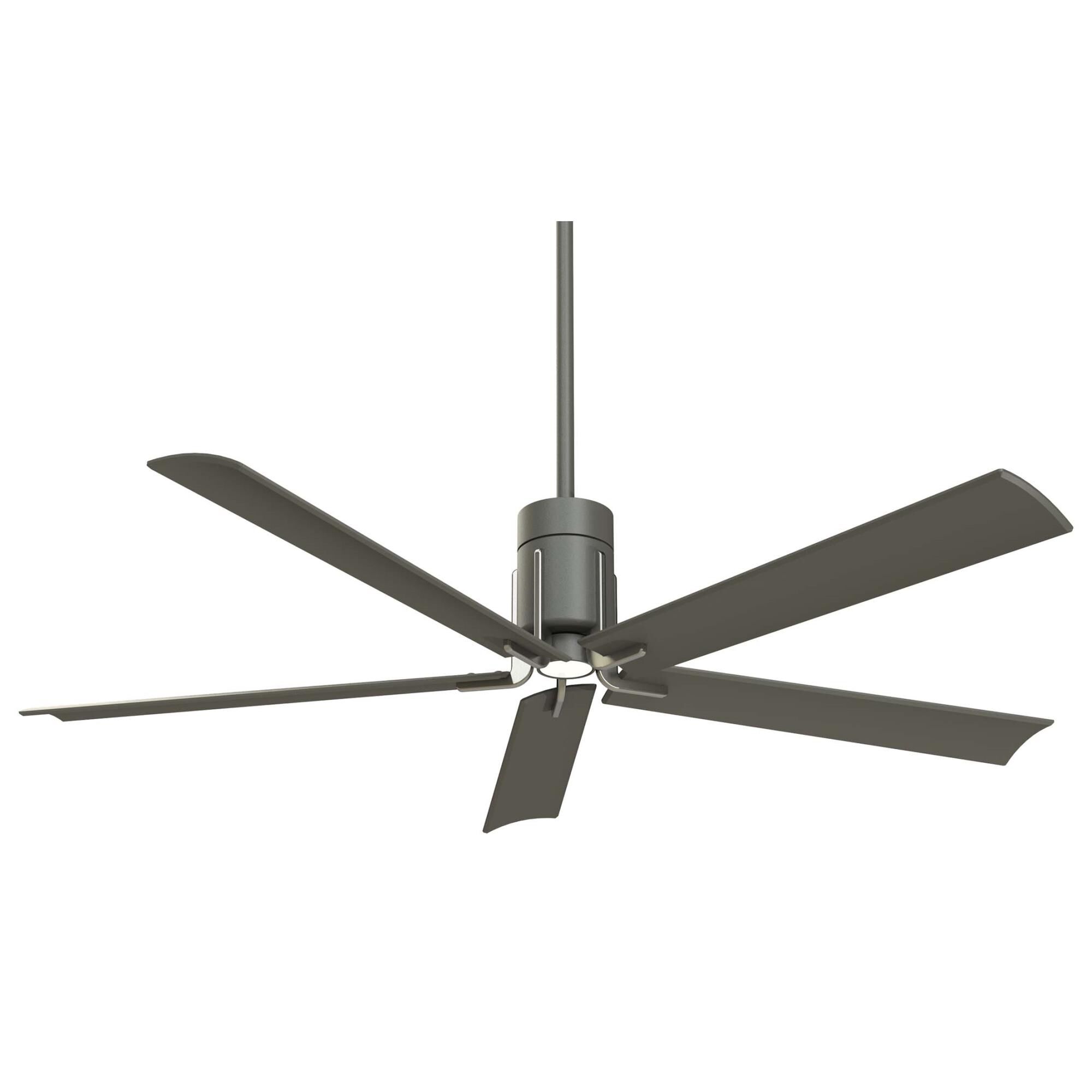 Clean 60 Inch Ceiling Fan with Light Kit by Minka Aire