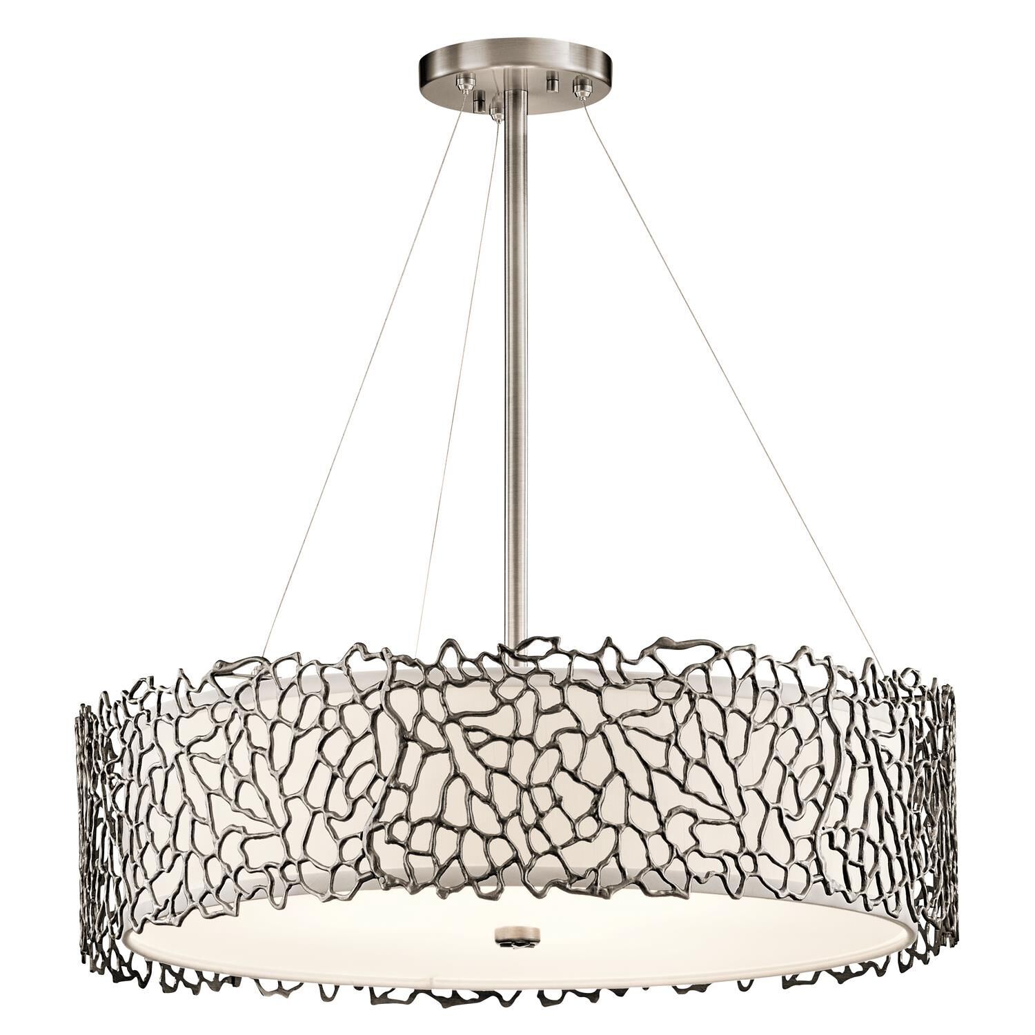 Silver Coral 22 Inch Large Pendant by Kichler Lighting