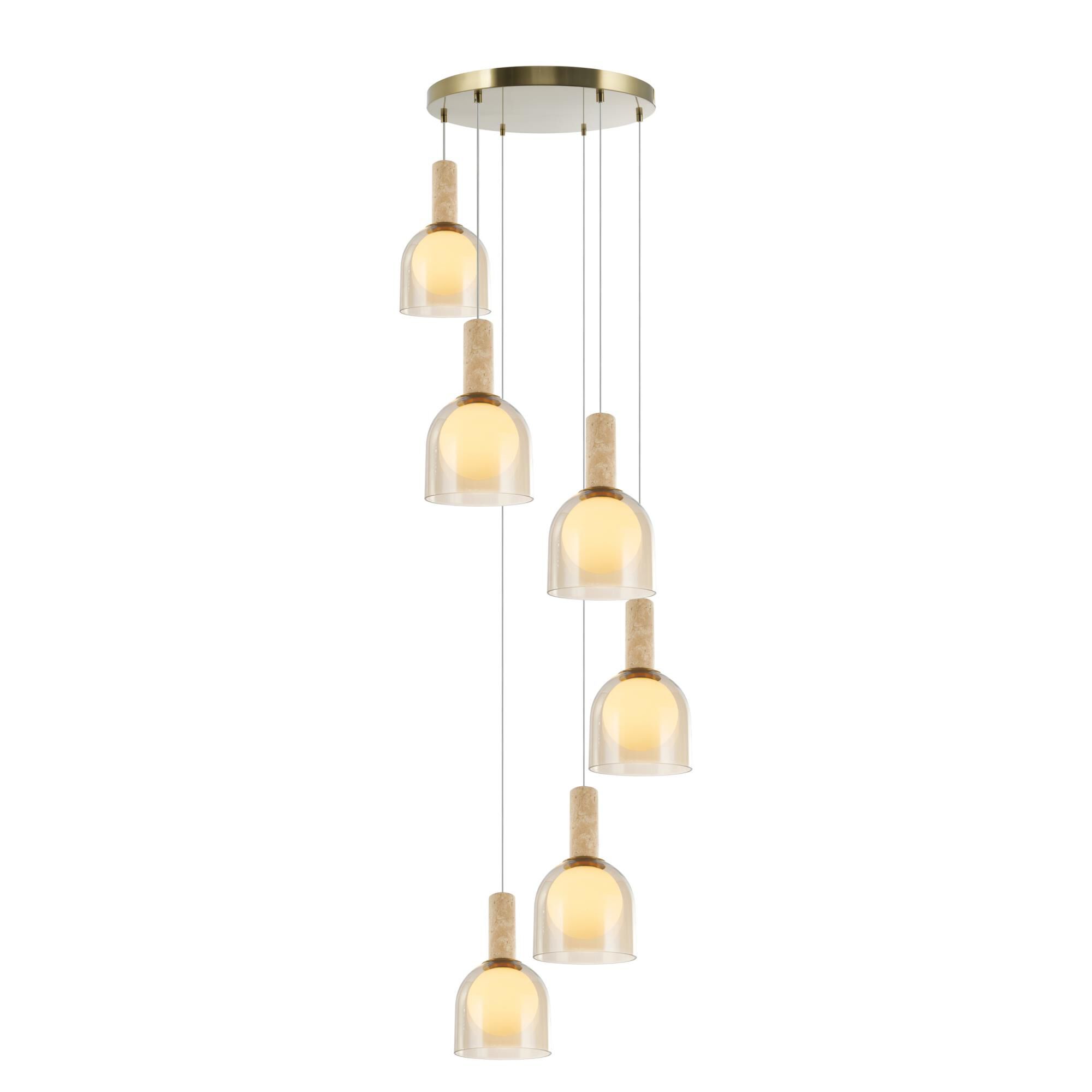 Shown in Brass finish