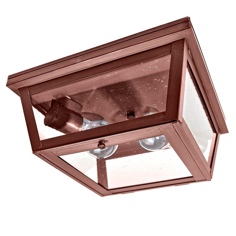 Williams 11 Inch 2 Light Outdoor Flush Mount by Northeast Lantern