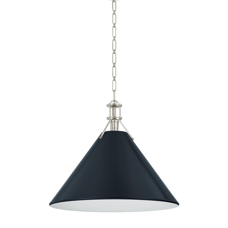 Mark D. Sikes Painted No. 2 Medium Pendant Light by Hudson Valley Lighting