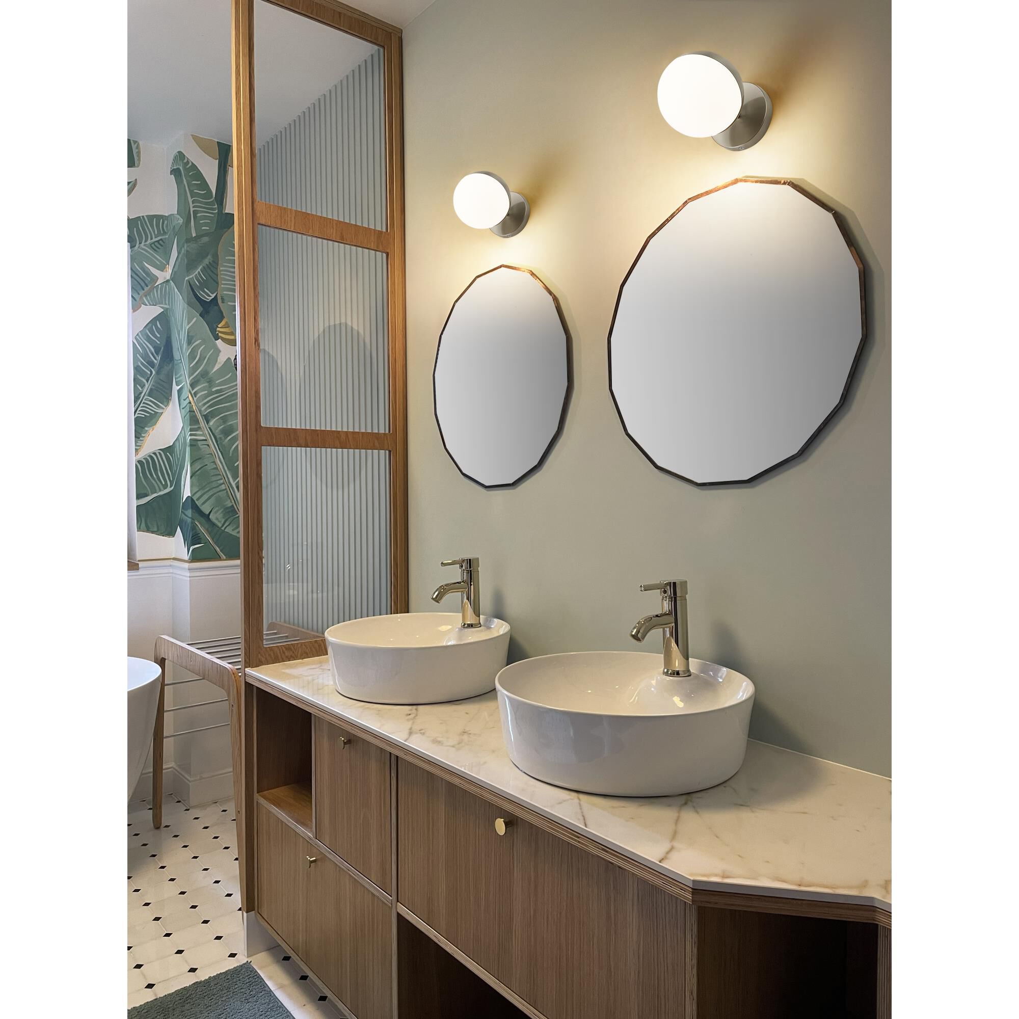 Realm Sphere 6 Inch Wall Sconce by Z Lite