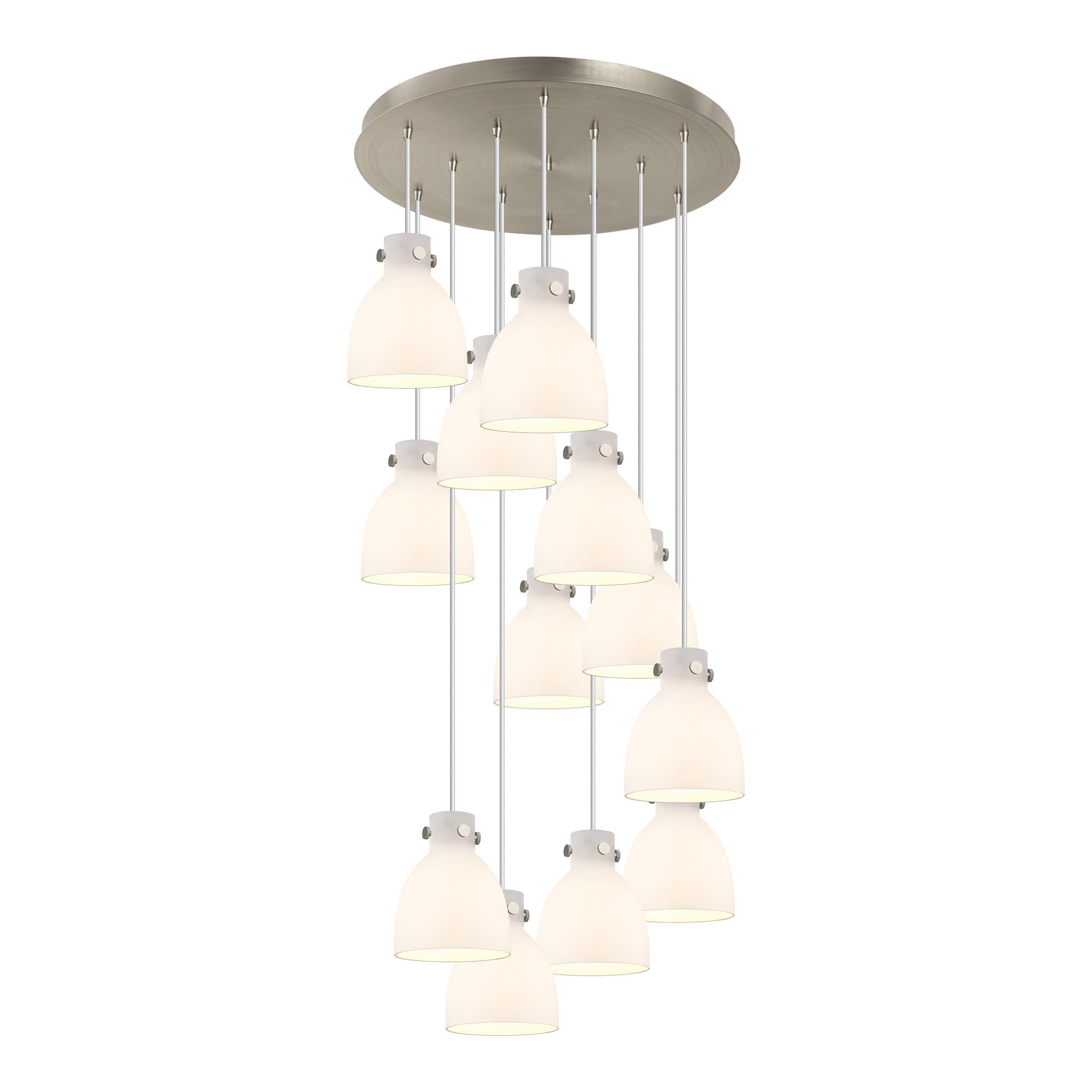 Bruno Marashlian Newton Bell 27 Inch 12 Light Multi Light Pendant by Innovations Lighting
