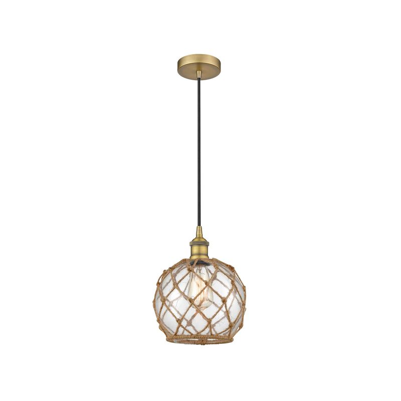 Bruno Marashlian Farmhouse Rope 8 Inch Mini Pendant by Innovations Lighting